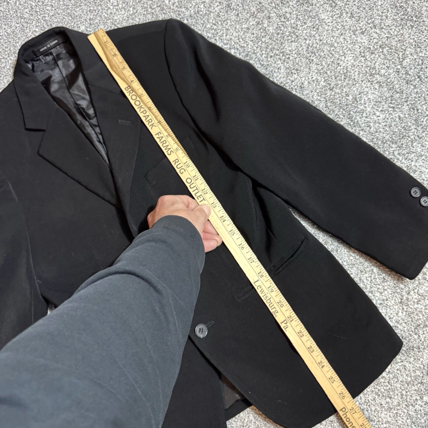 Vintage VINTAGE Barrage Blazer Womens Size 14R Blazer Single-Breasted Notch Lapel Black 90s Y2K Office Preppy Business Mens? Size XL / US 12-14 / IT 48-50 - 2 Thumbnail
