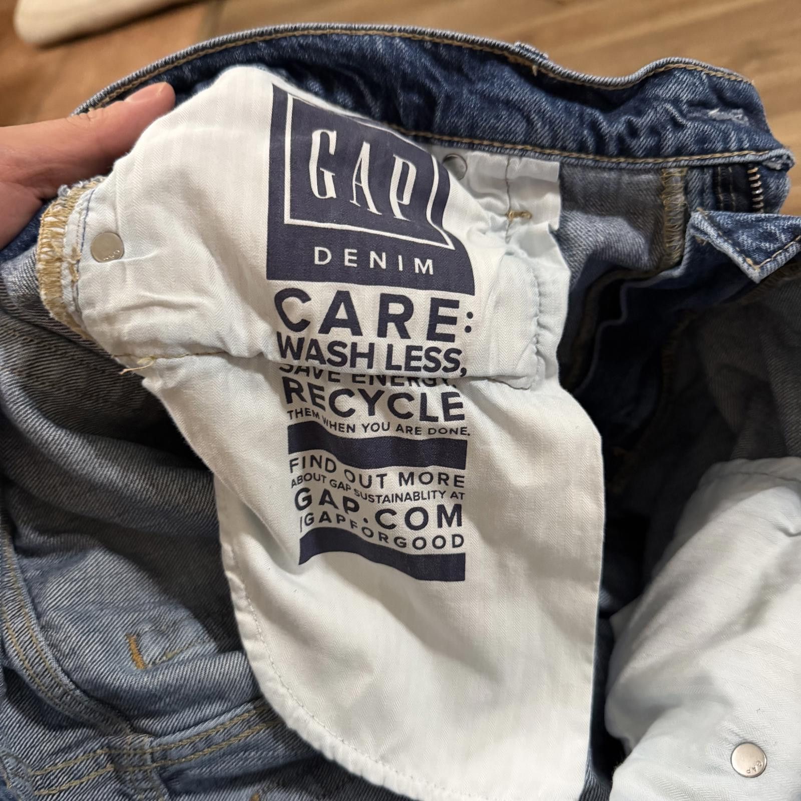 Gap Gap Denim Mom Jean High Rise Size 33 Size 33" - 5 Thumbnail