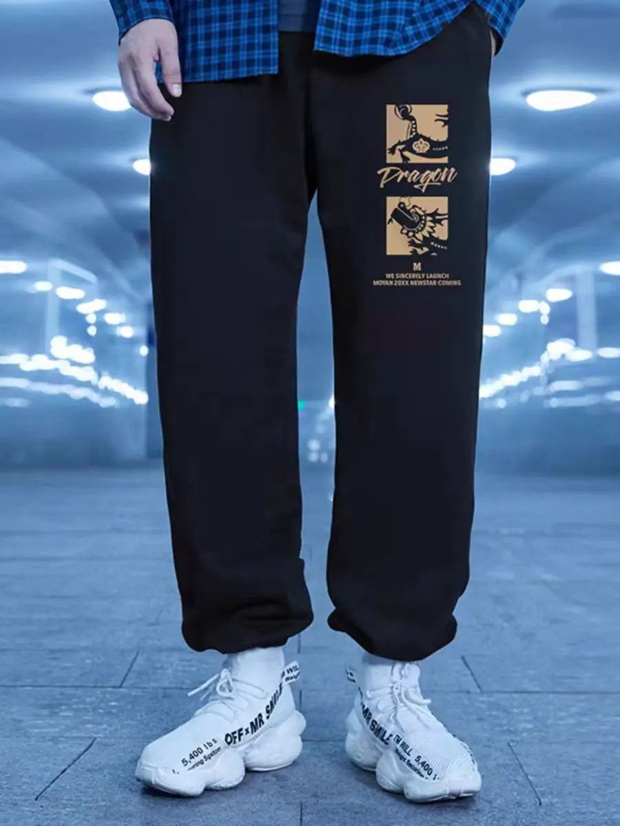 Designer × Japanese Brand Streetwear Loose Hip Hop Designer Casual Pants Size US 34 / EU 50 - 2 Thumbnail
