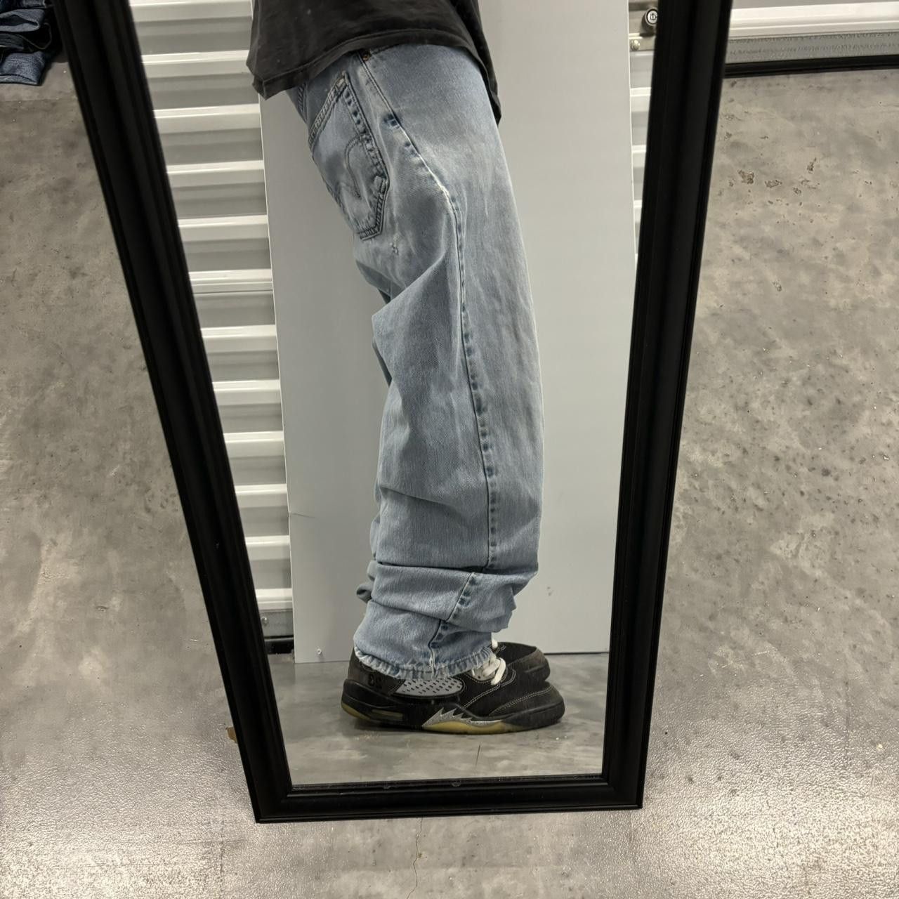 Levi's × Vintage Crazy Vintage Y2K/2000s Faded Light Wash Levi’s Distressed Denim Jeans! Size US 34 / EU 50 - 2 Thumbnail