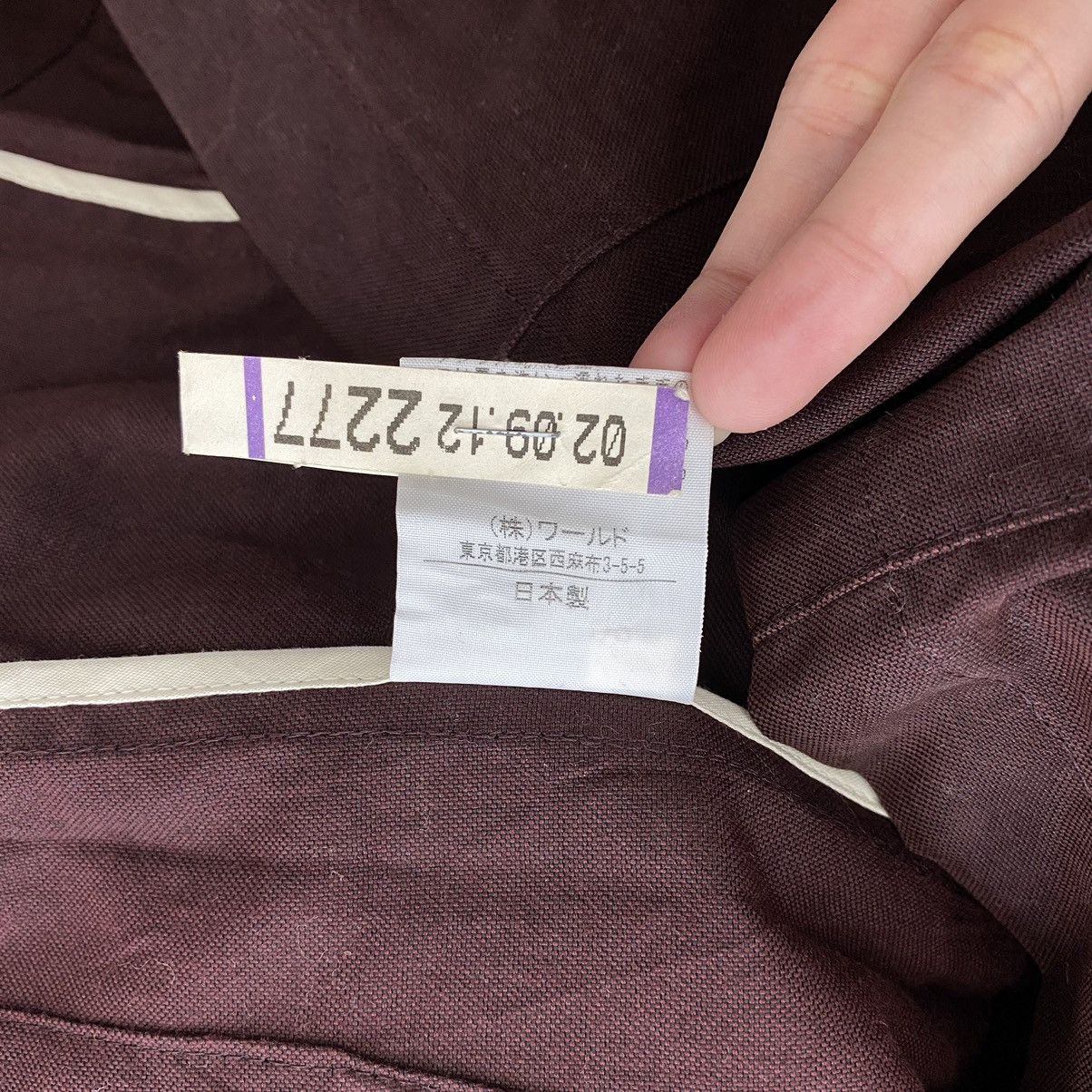 Japanese Brand × Takeo Kikuchi TAKEO KIKUCHI Japanese Brand Button Up Multi Pockets Maroon Size US M / EU 48-50 / 2 - 4 Thumbnail