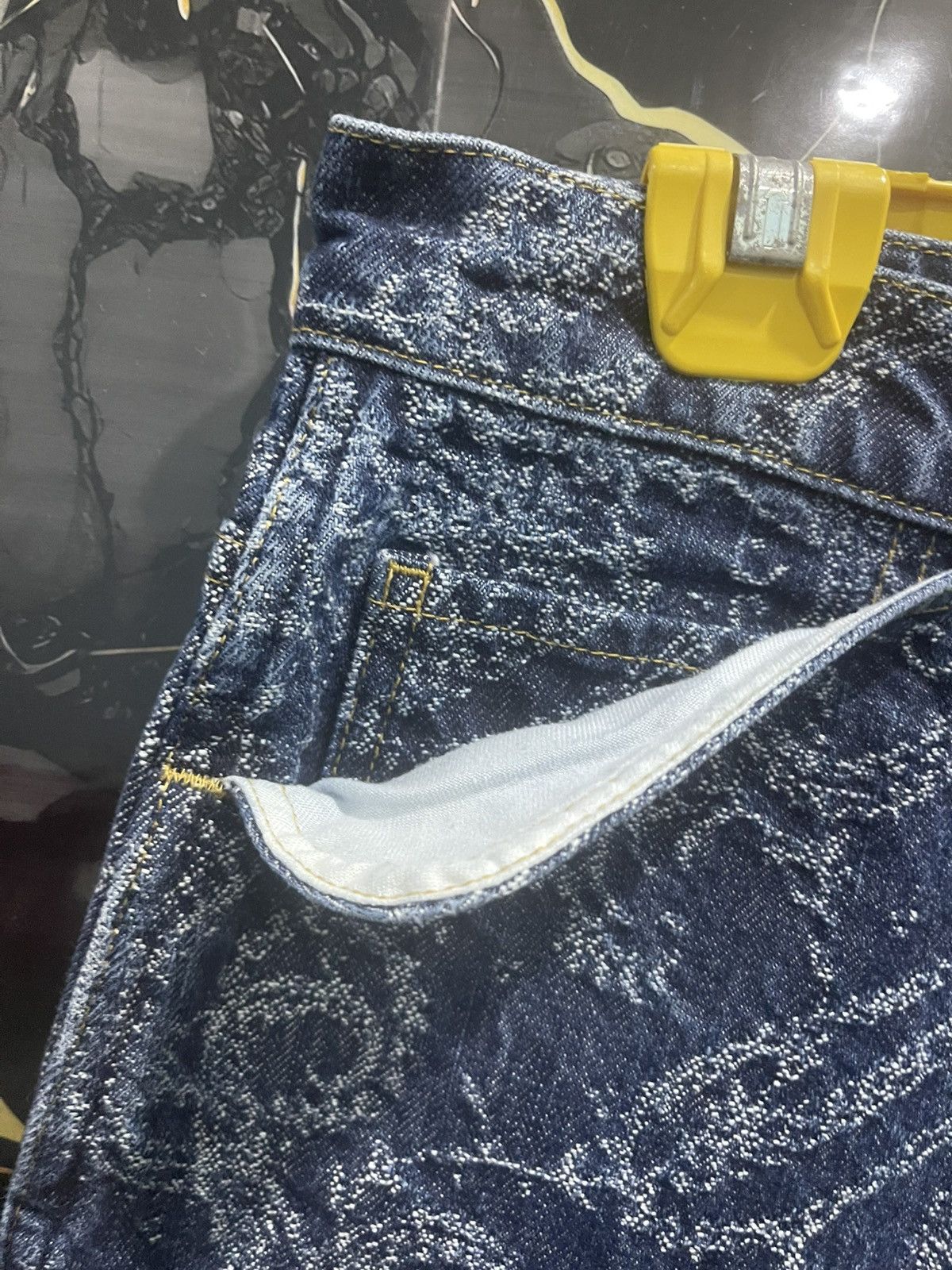 Needles Needles Paisly Denim Pant Size US 33 - 11 Thumbnail