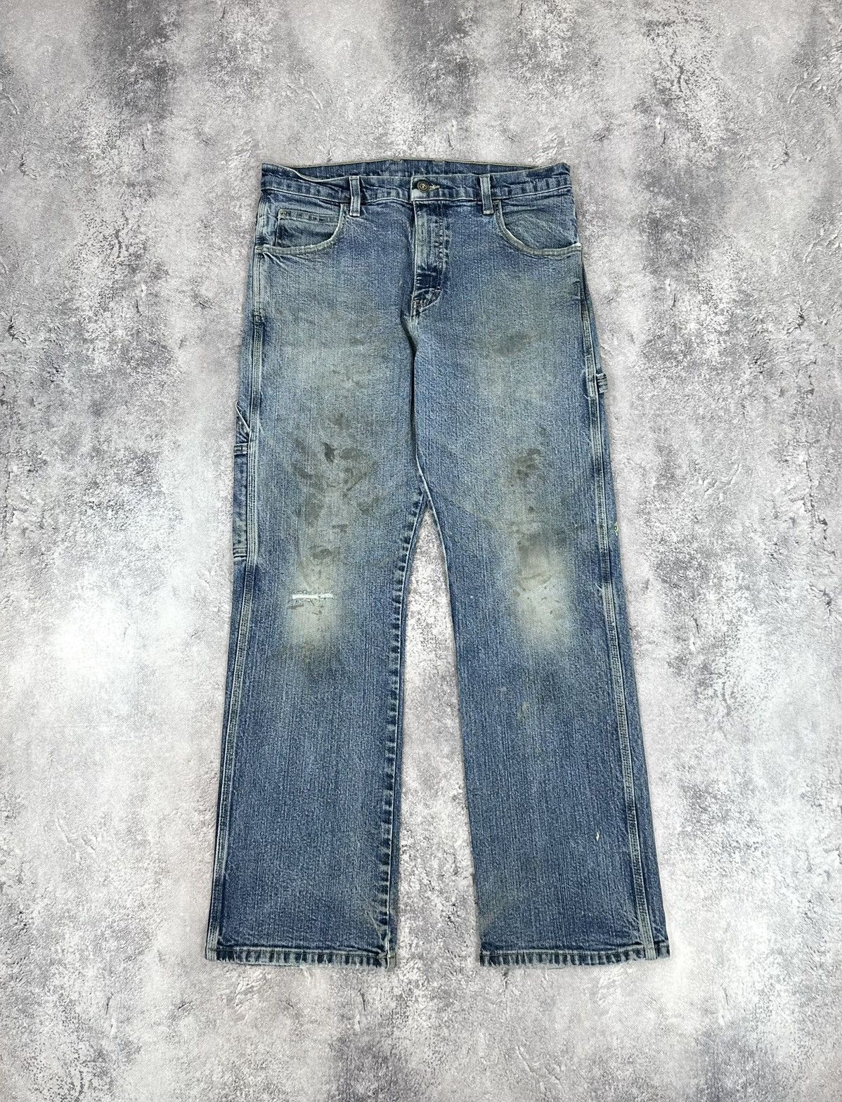 Dickies Vintage Dickies Distressed Denim Carpenter Work USA Pants Size US 32 / EU 48 - 2 Thumbnail
