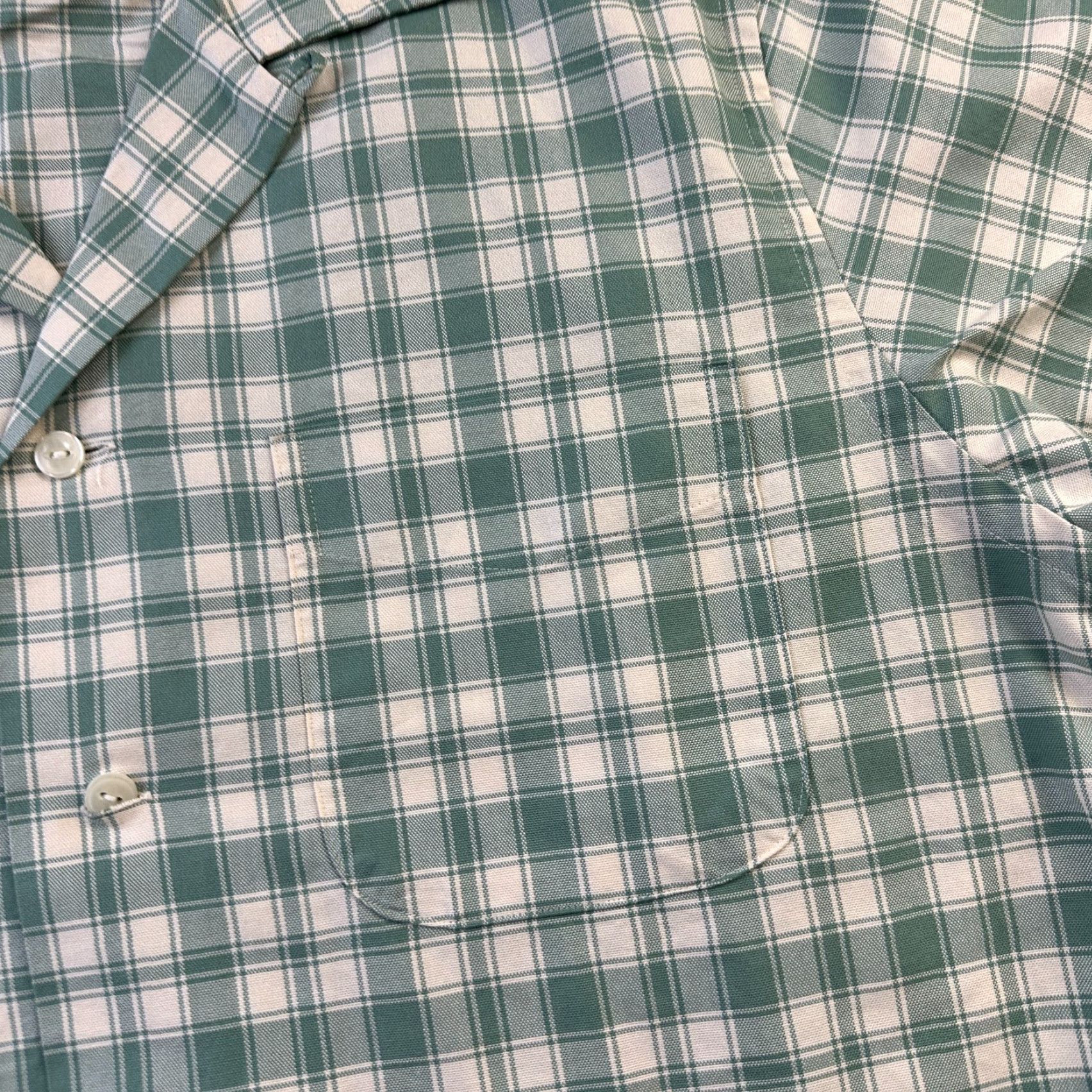 Polo Ralph Lauren Polo Ralph Lauren Shirt Mens Medium Green Plaid Button-Up Open Camp Pony Workshirt Size US M / EU 48-50 / 2 - 4 Thumbnail
