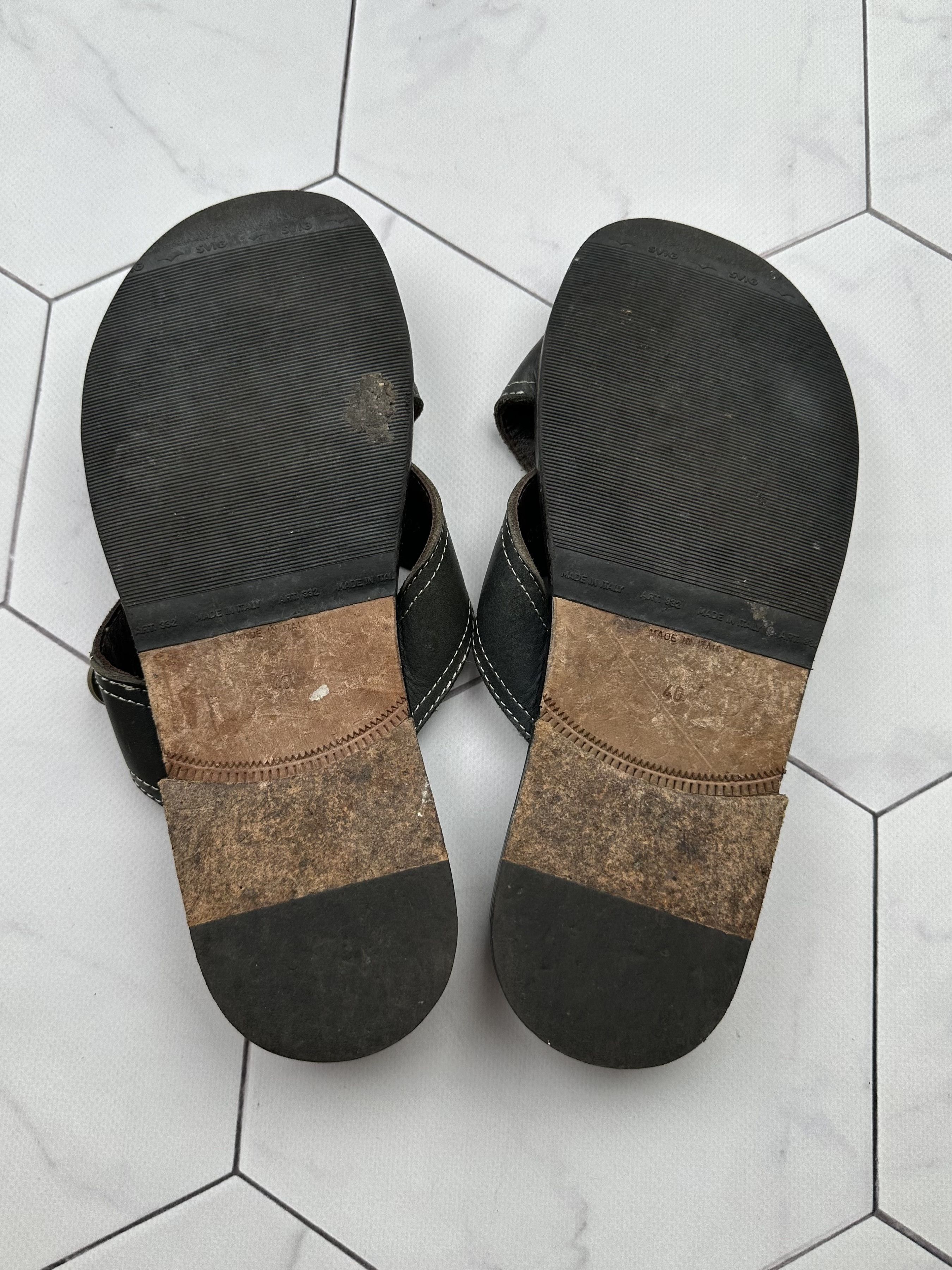 John Galliano John Galliano Vintage Rare Sandals (B62) Size US 10 / IT 40 - 6 Thumbnail