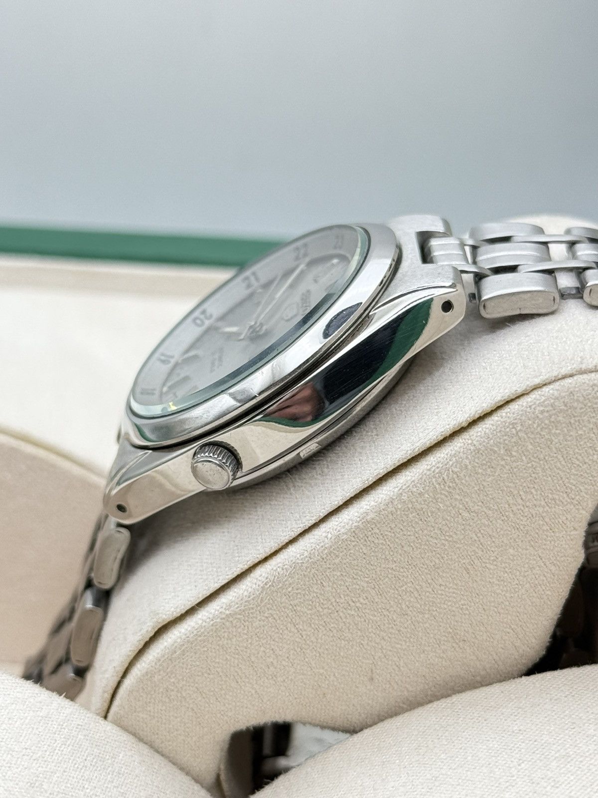 Jewelry SEIKO 5 7S26 AUTOMATIC WHITE DIAL BEAUTIFUL MEN’S WRISTWATCH Size 36 - 4 Thumbnail