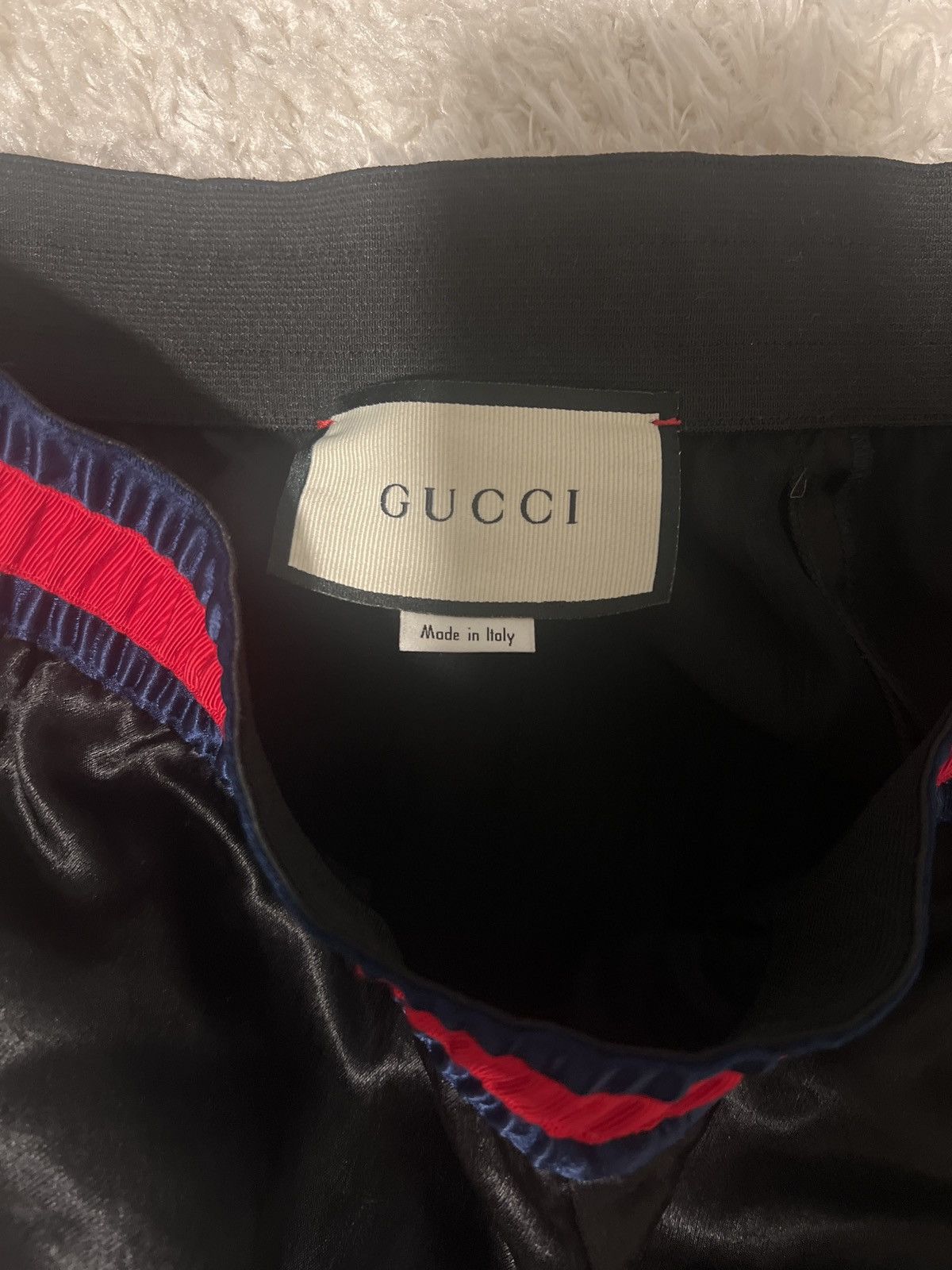 Gucci Black logo shorts with skull & snake Size US 31 - 8 Thumbnail