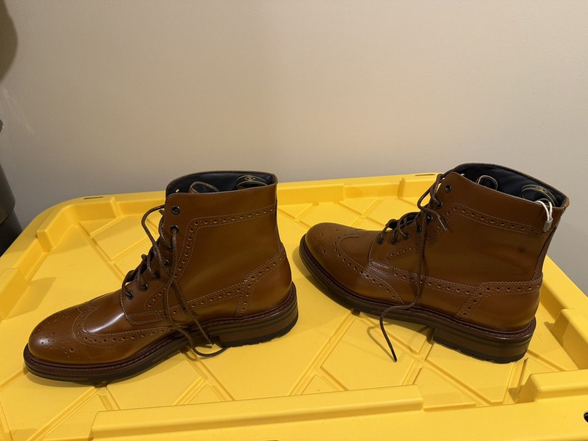 Alfred Dunhill Dunhill Wingtip Boot (Tan) Size US 8 / EU 41 - 3 Thumbnail