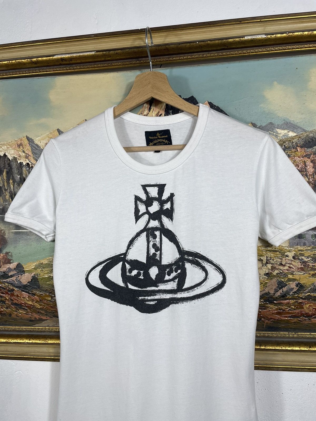 Designer × Vivienne Westwood Vivienne Westwood T-shirt Tee Orb Logo Avant Garde Archive Size XS / US 0-2 / IT 36-38 - 5 Thumbnail