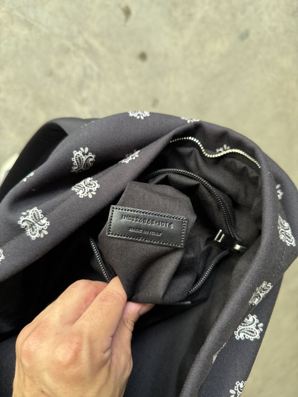Saint Laurent Paris Saint Laurent Paris SS15 Paisley Backpack Hedi Slimane Size ONE SIZE - 9 Thumbnail
