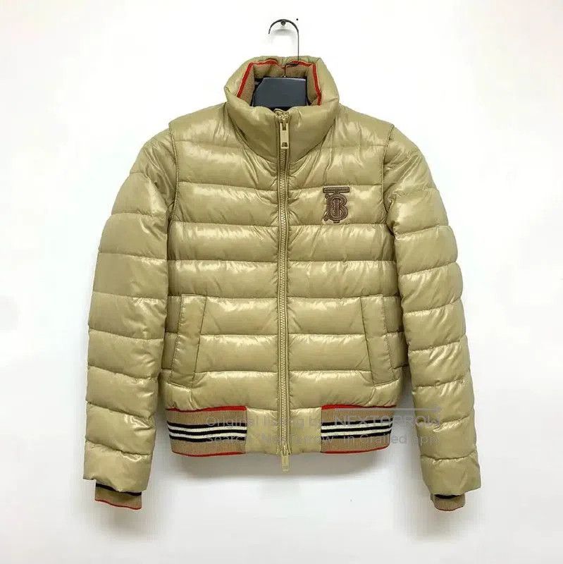 Burberry Burberry Women's Gold Padded Down Jacket. Size S / US 4 / IT 40 - 1 Thumbnail