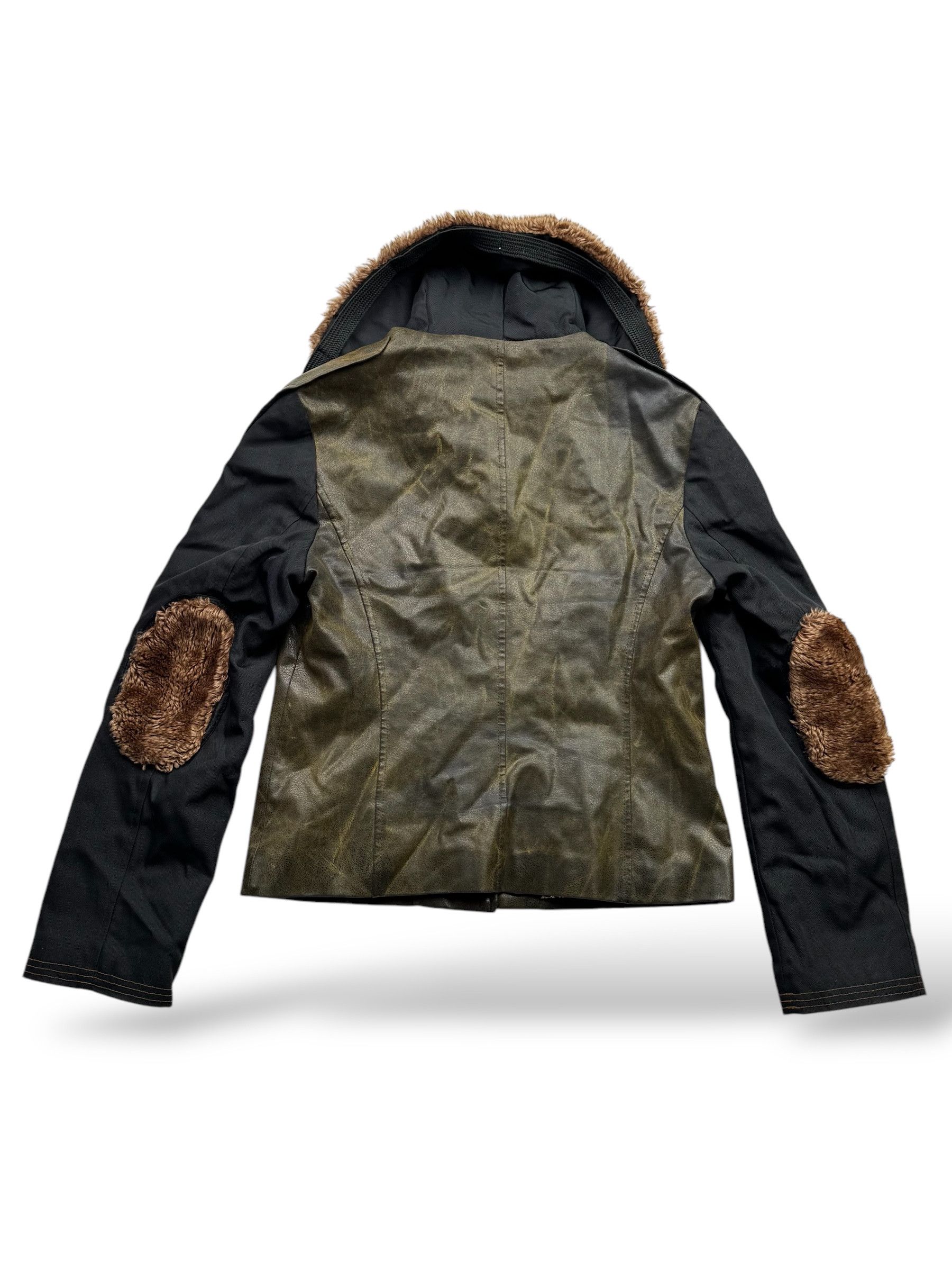 Japanese Brand Vintage Cropped Jacket With Faux Sheepskin Details W130(V9) Size M / US 6-8 / IT 42-44 - 6 Thumbnail