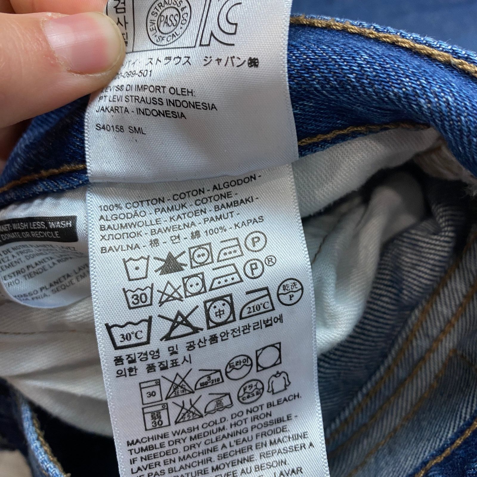 Levi's Levi's 501 Button Fly Straight Leg Jeans Men's 36x30 Size US 36 / EU 52 - 8 Thumbnail