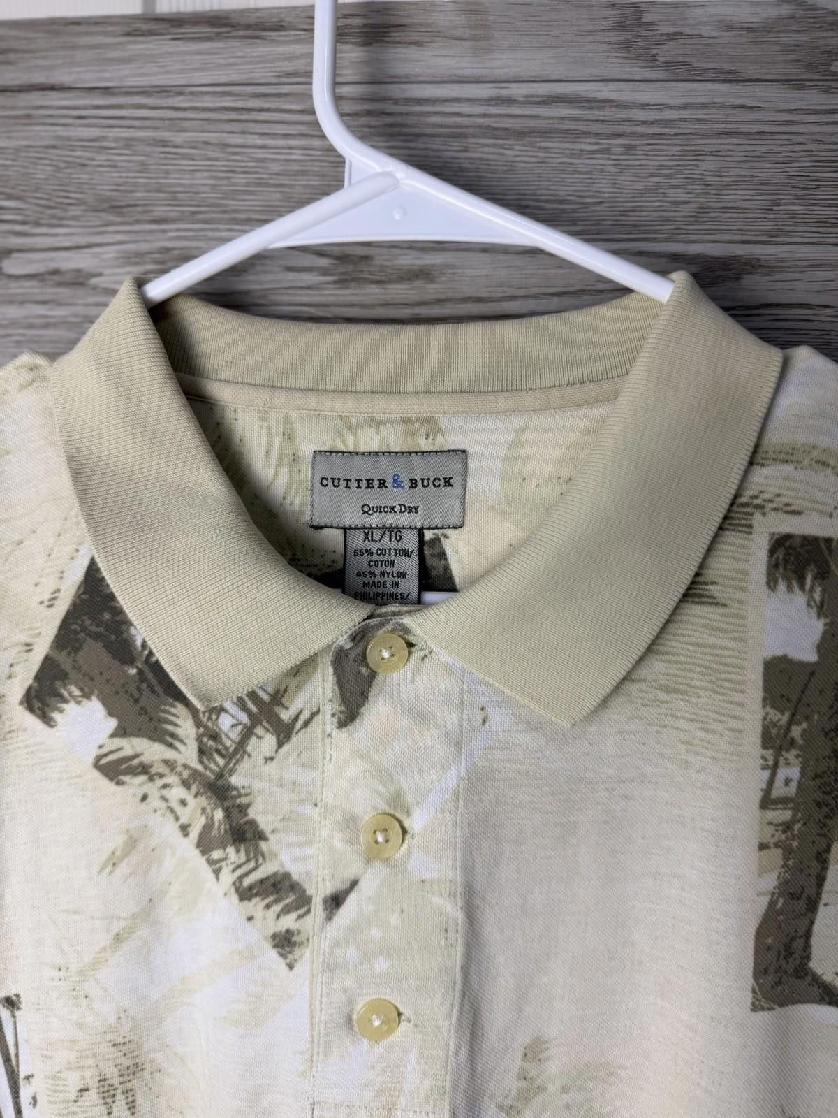 RAGEBLUE Cutter & Buck Quick Dry Tropical Photo Print Polo XL Size US XL / EU 56 / 4 - 3 Thumbnail