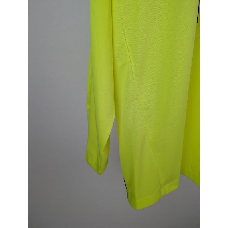Balenciaga o1rshd1 Soccer Fluo Paris Tech Jersey T-Shirt in Fluo Yellow Size US L / EU 52-54 / 3 - 15 Thumbnail