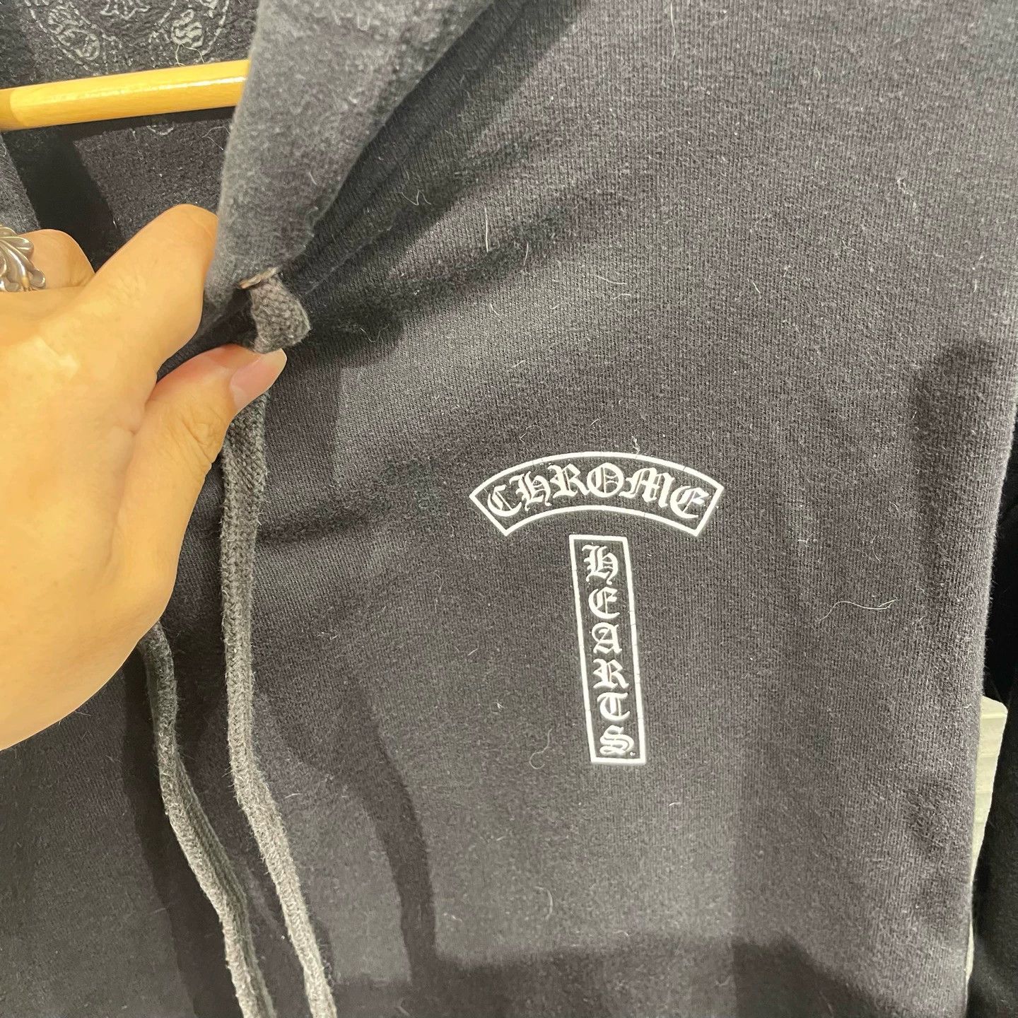 Chrome Hearts Chrome Hearts Black Slogan Print Hoodie M 95New Size US M / EU 48-50 / 2 - 4 Thumbnail