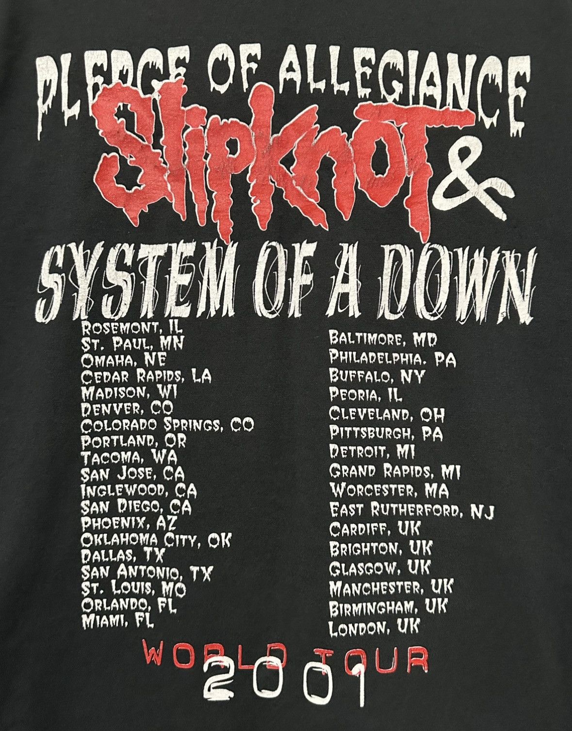 Fruit Of The Loom Slipknot Iowa World Tour Band Shirt Size US L / EU 52-54 / 3 - 7 Thumbnail