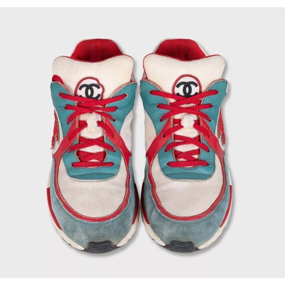 Chanel Chanel Multicolor CC Logo Sneakers Sz.35 Size US 5 / IT 35 - 2 Thumbnail