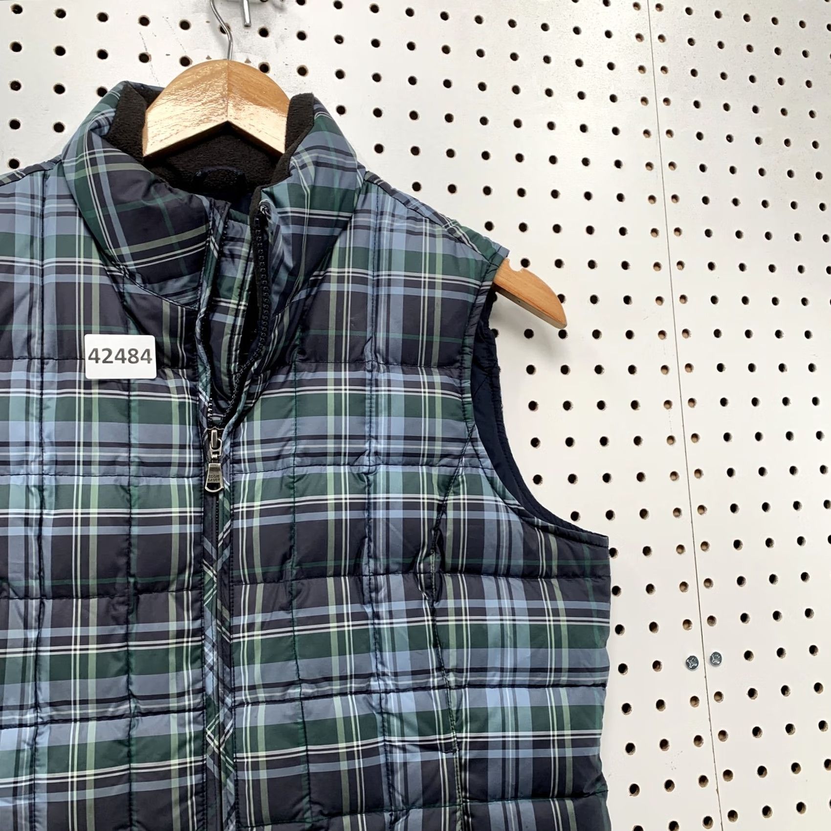 Eddie Bauer Eddie Bauer Womens Down Puffer Vest Plaid Sleeveless Full Zip Outdoor Small Green Vest Womens XS S? Size S / US 4 / IT 40 - 7 Thumbnail