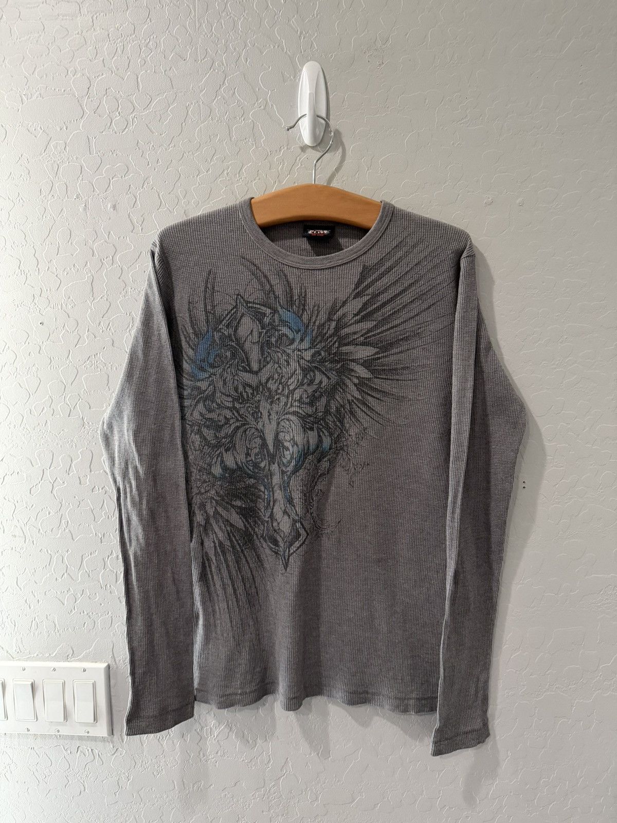 UFC Vintage MMA Elite Cross Wing Eagle Thermal L/S Shirt Medium Size US M / EU 48-50 / 2 - 1 Thumbnail