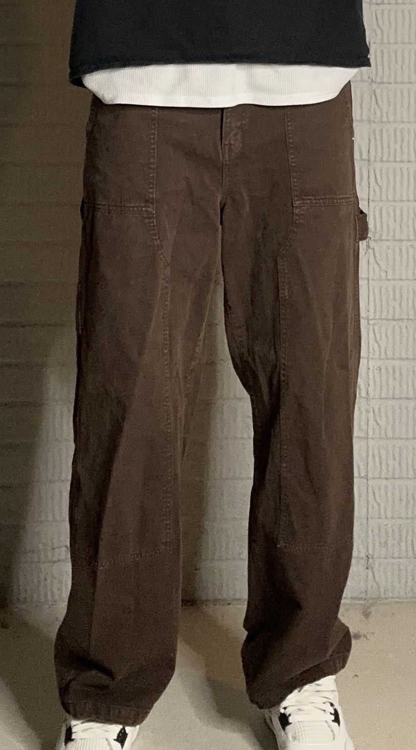 Vintage Double Knee Baggy Workwear Pants Size US 33 - 1 Thumbnail