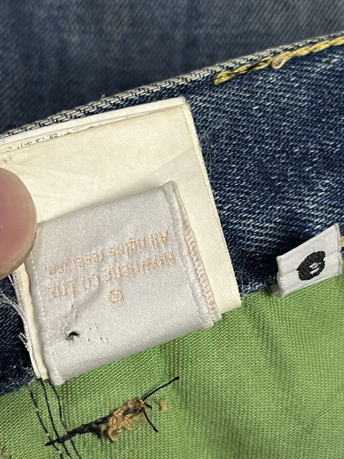 Bape Bape Embroidered Skinny Jeans Size US 30 / EU 46 - 10 Thumbnail