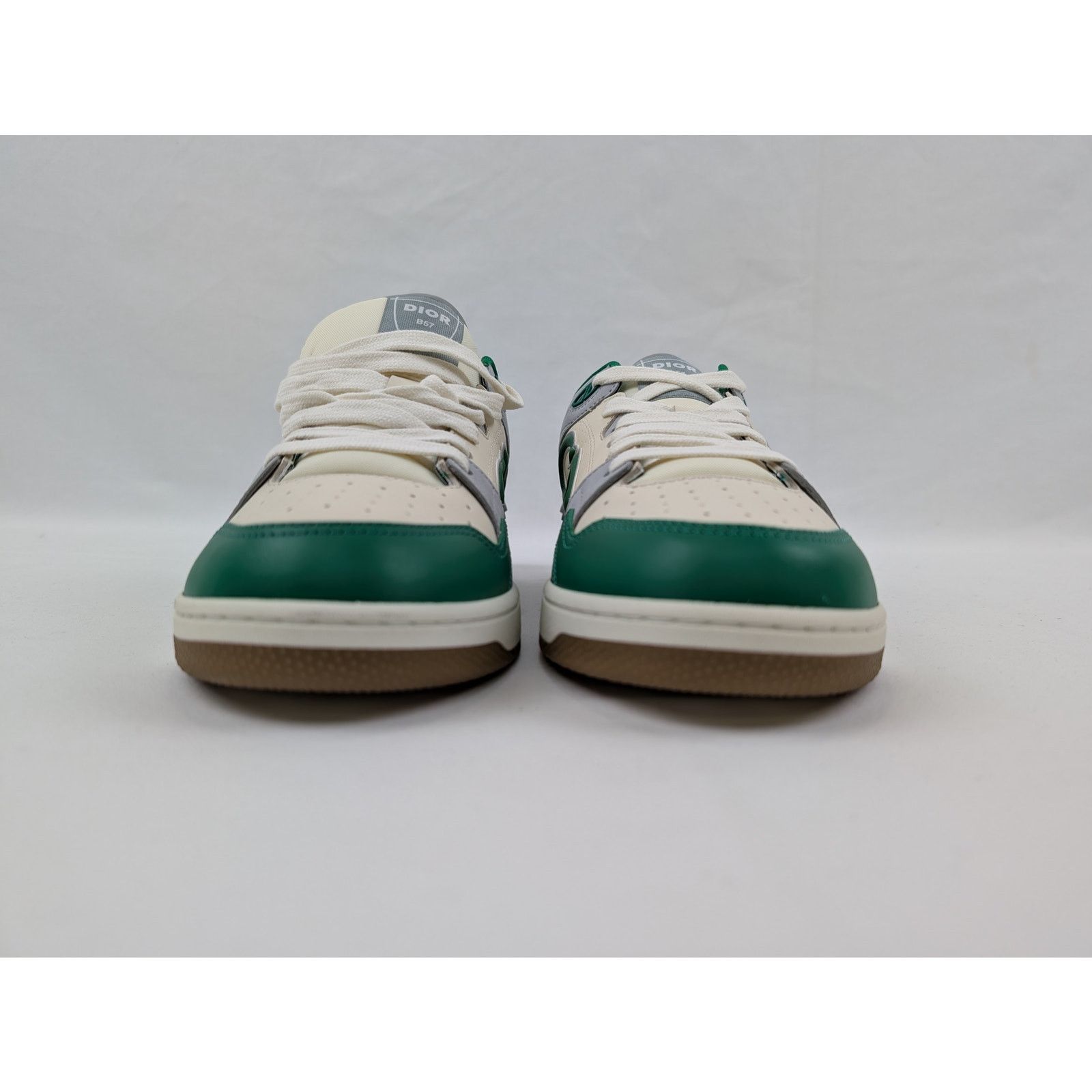 Dior o1rshd1 M-B57 LT Calf Sneakers in Grey/Green Size US 8 / EU 41 - 9 Thumbnail