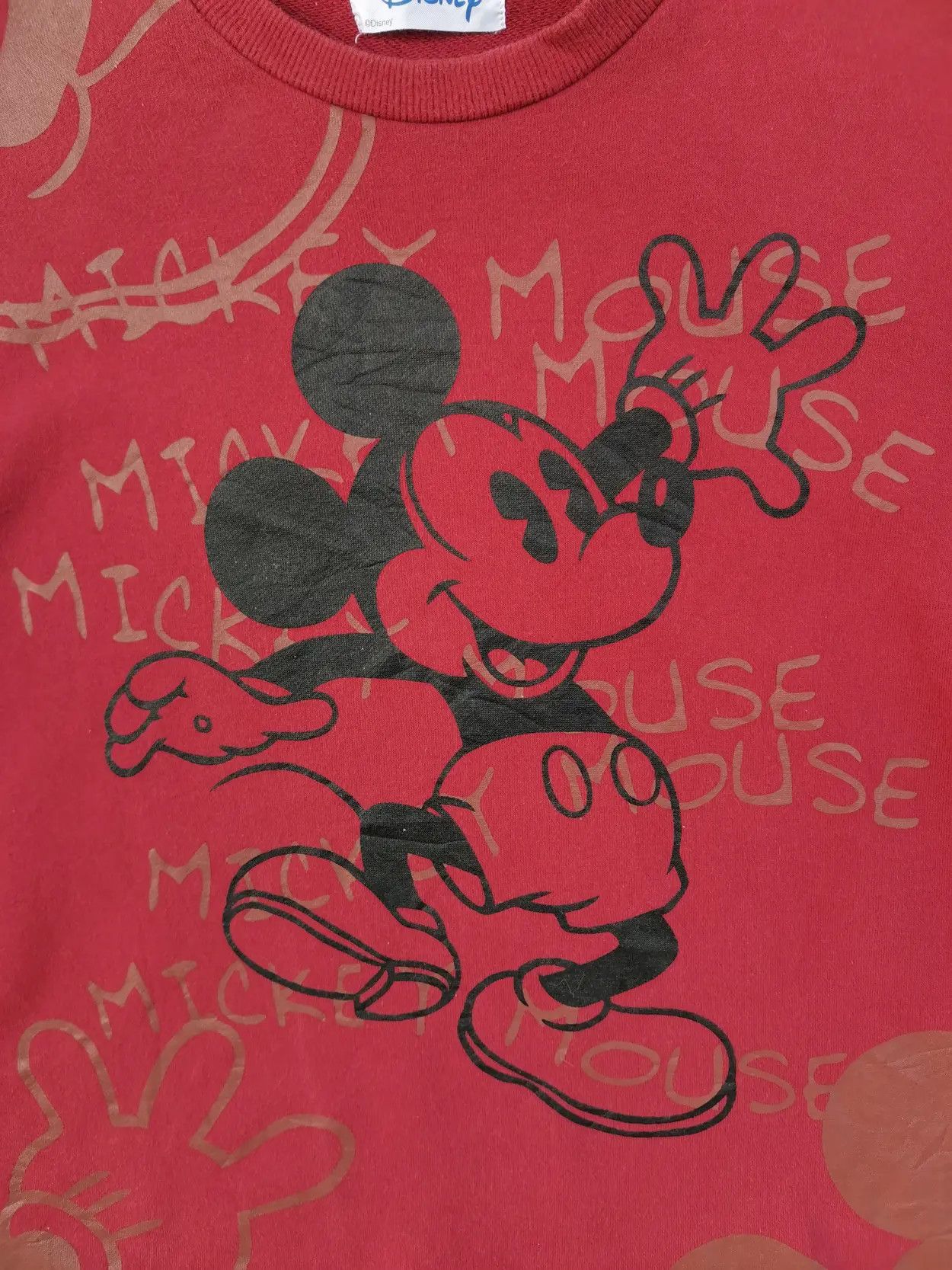 Disney × Mickey Mouse Disney Mickey Mouse Big Logo Sweatshirts Size US M / EU 48-50 / 2 - 5 Thumbnail