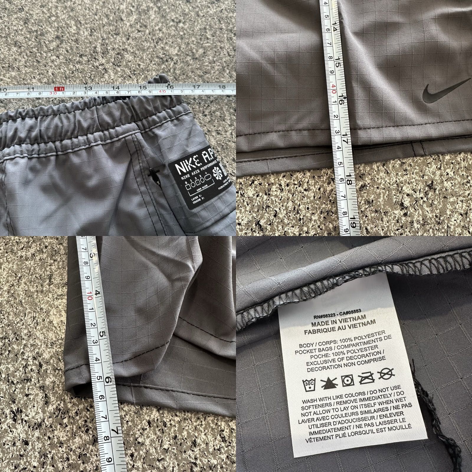 Nike Nike Dri-FIT ADV A.P.S. 6" Training Shorts Mens XL Grey Size US 36 / EU 52 - 8 Thumbnail
