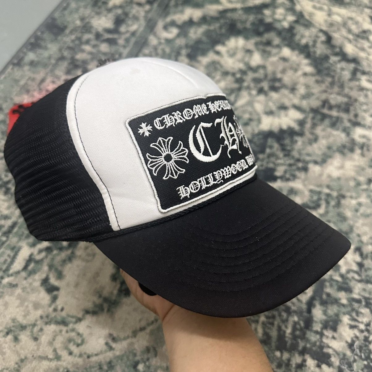 Chrome Hearts OG VINTAGE CHROME HEARTS TRUCKER HAT 🥷🏻 Size ONE SIZE - 2 Thumbnail