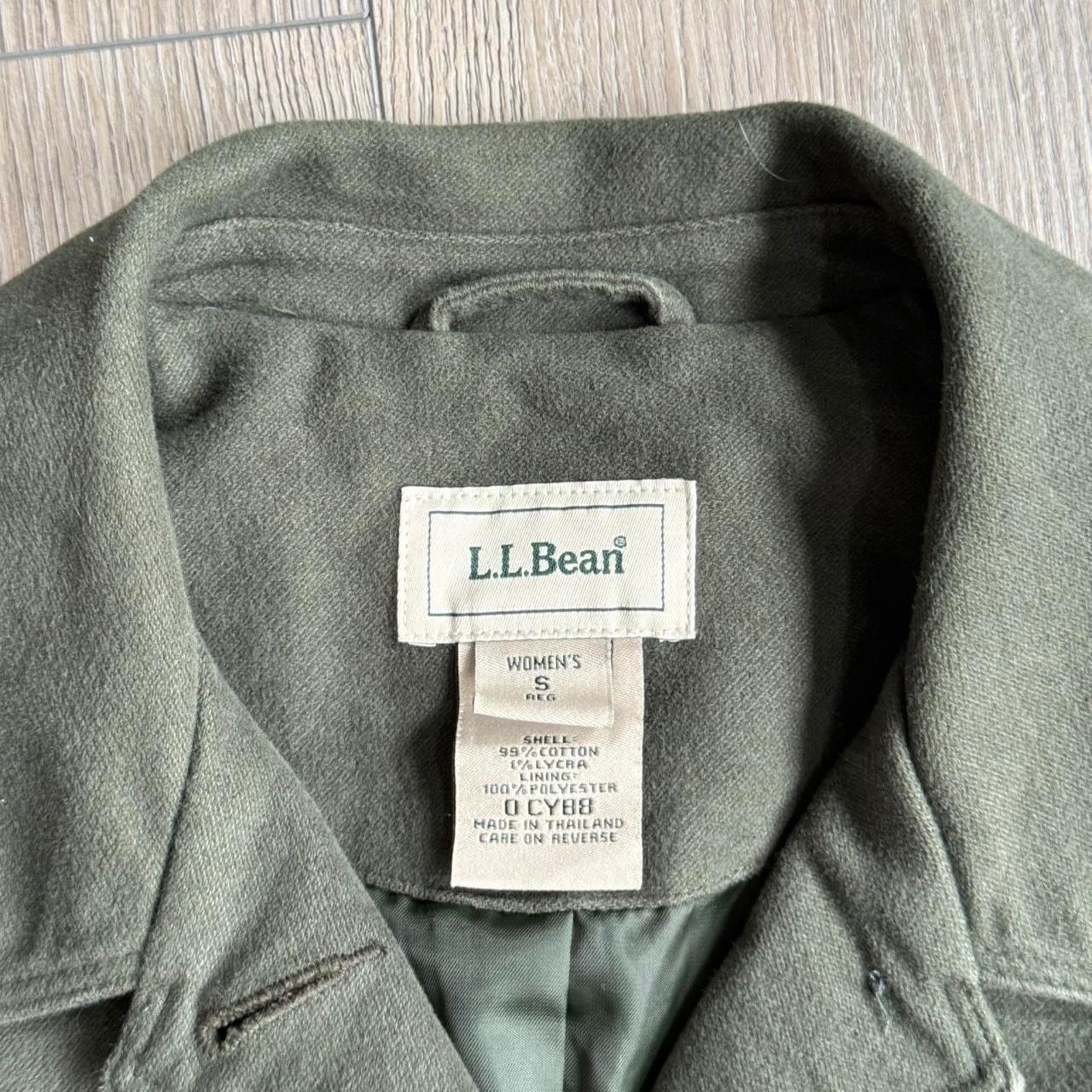 L.L. Bean Vintage Y2K LL Bean Button Up Cropped Jacket Size S / US 4 / IT 40 - 5 Thumbnail