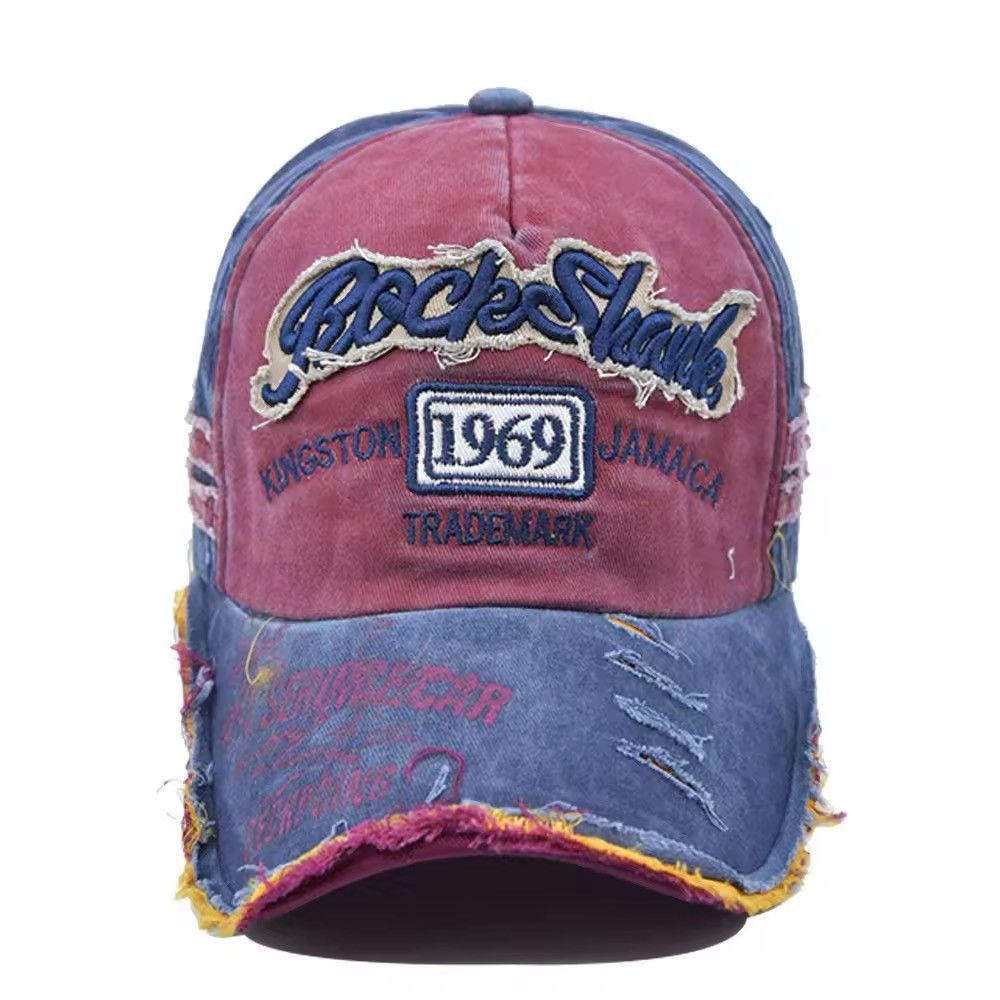 Vintage Letter Embroidery Baseball Cap Size ONE SIZE - 1 Thumbnail