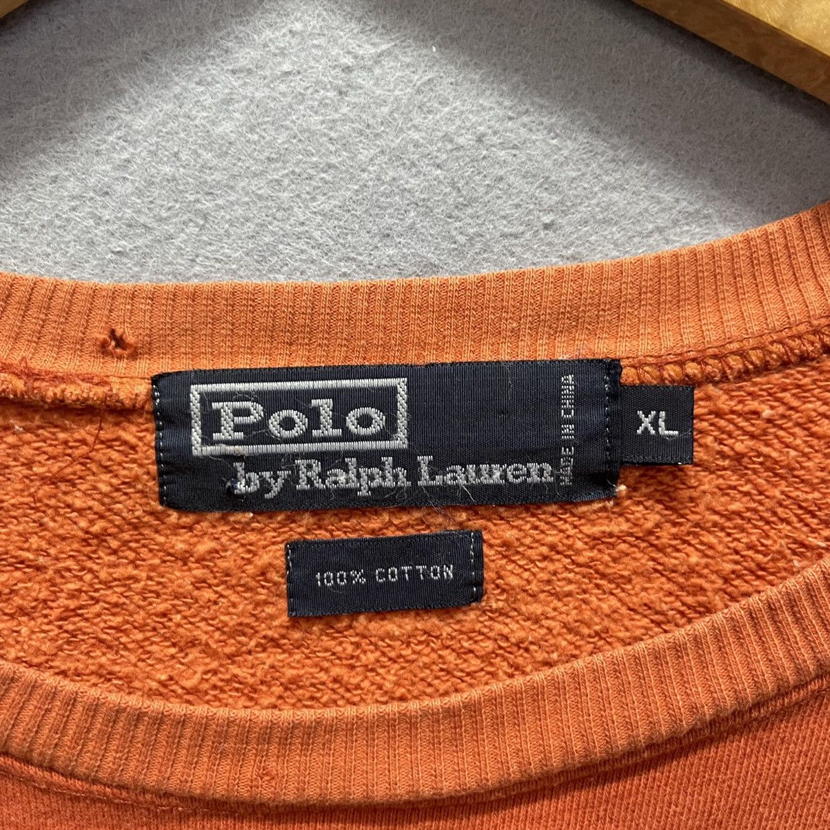Polo Ralph Lauren Vintage Polo by Ralph Lauren Orange Crewneck Sweatshirt – XL Size US XL / EU 56 / 4 - 9 Thumbnail