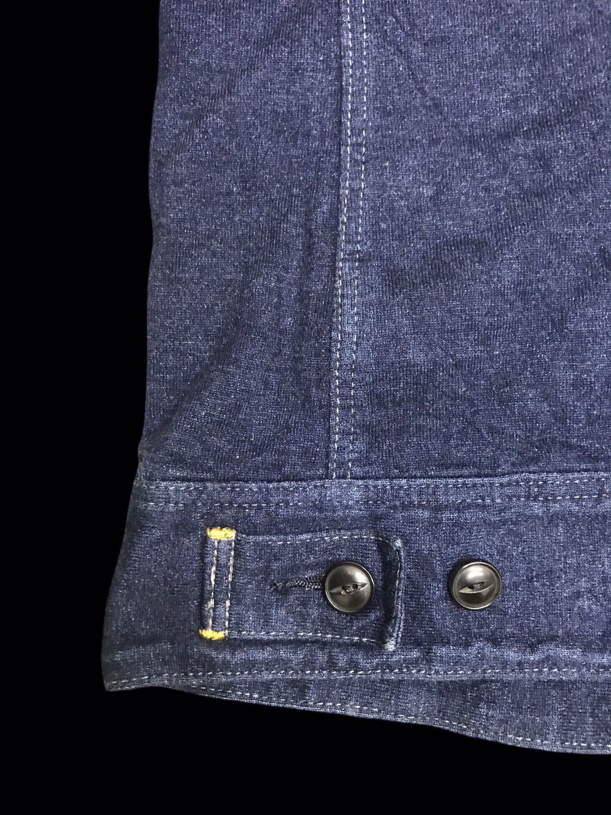 Indigo × Japanese Brand 💥INDIGO💥biography Japan Slim Sweat Trucker F368 Size US S / EU 44-46 / 1 - 9 Thumbnail