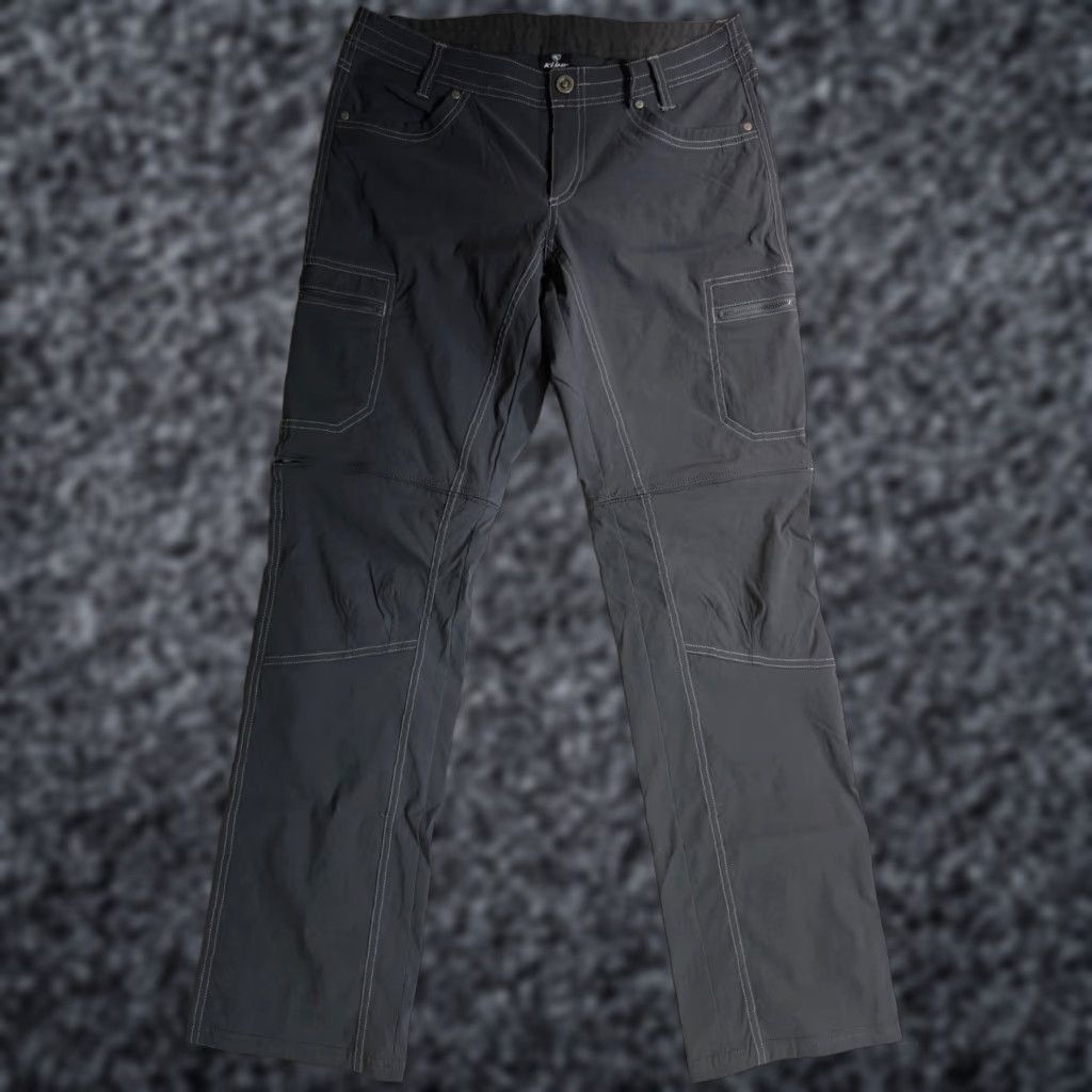 Vintage Kuhl Convertible Hiking Pants Womens Size 8 Reg 32 Inseam Gray RipStop Outdoor Cargo Size 30" / US 8 / IT 44 - 1 Thumbnail