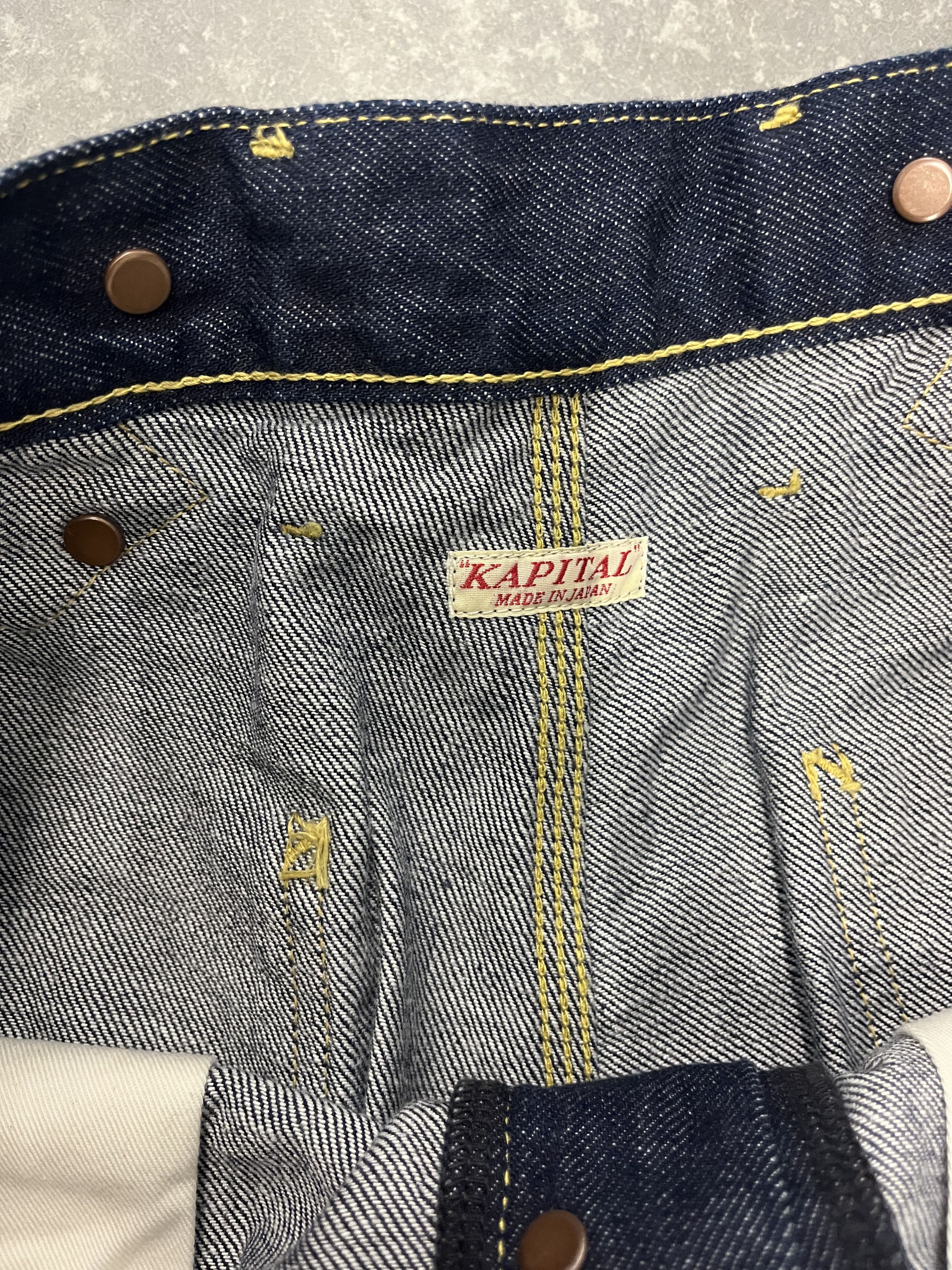 Kapital Kapital Lumber Straight leg Panelled Jeans Size US 32 / EU 48 - 4 Thumbnail