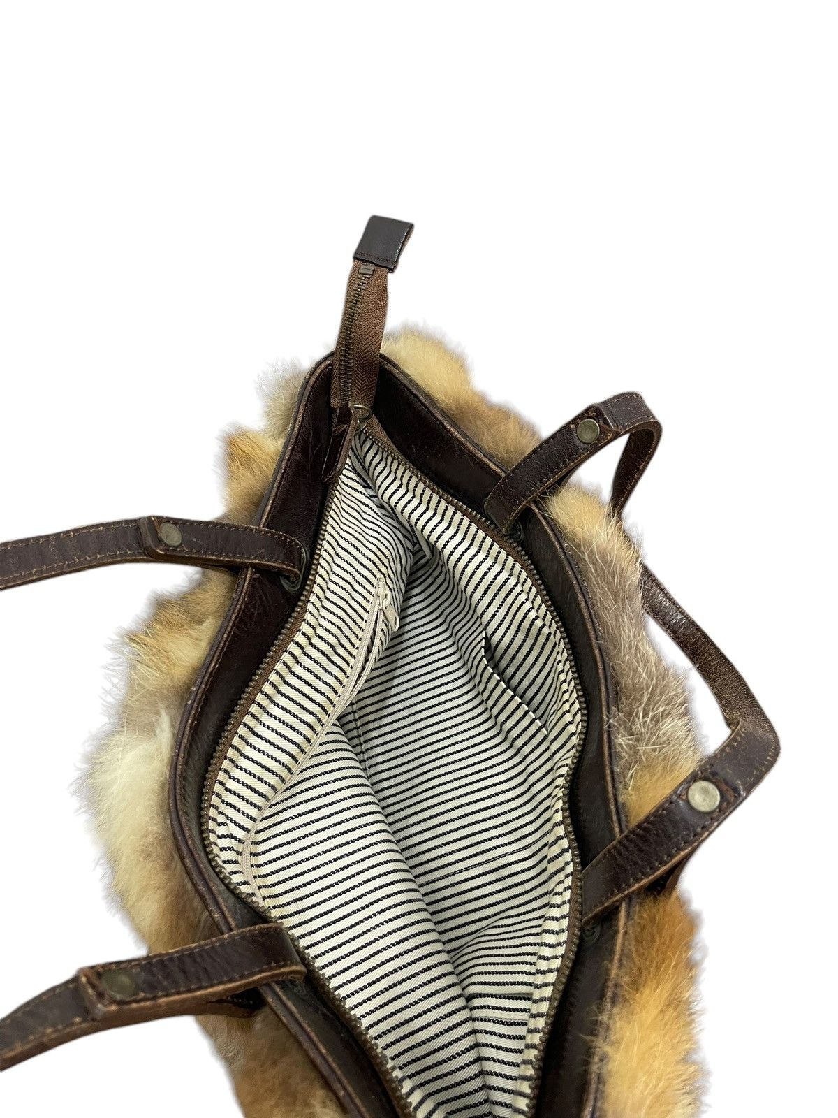 Genuine Leather Shearling Leather Vtg Unknown Japan Tote Shoulder Bag 1🟩1 Size ONE SIZE - 21 Thumbnail