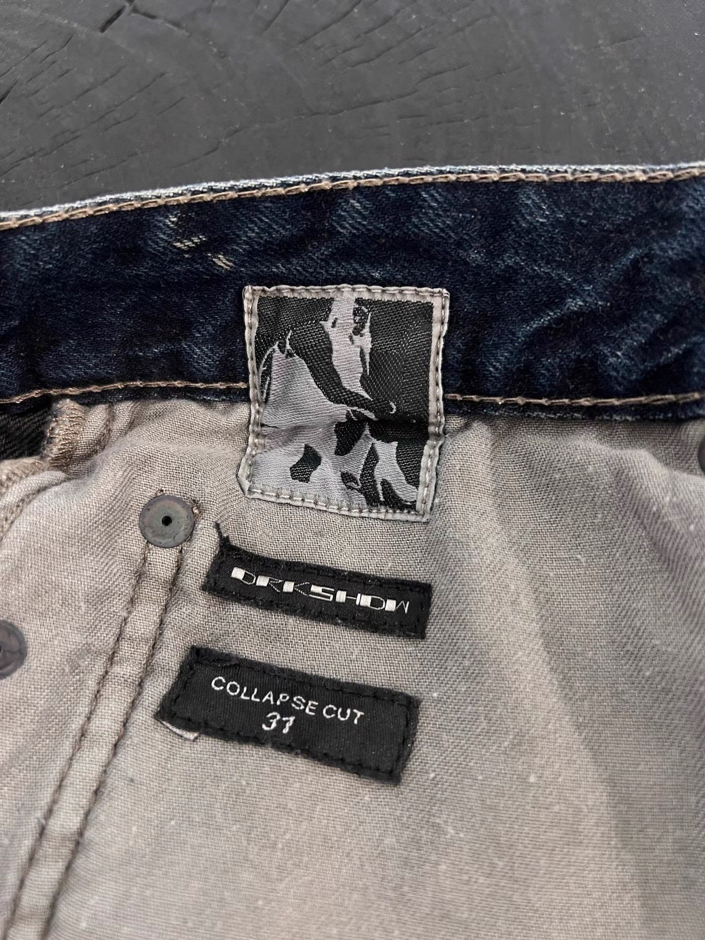 Rick Owens Rick Owens DRKSHDW Washed Vintage Cropped Denim K35 Size US 31 - 5 Thumbnail
