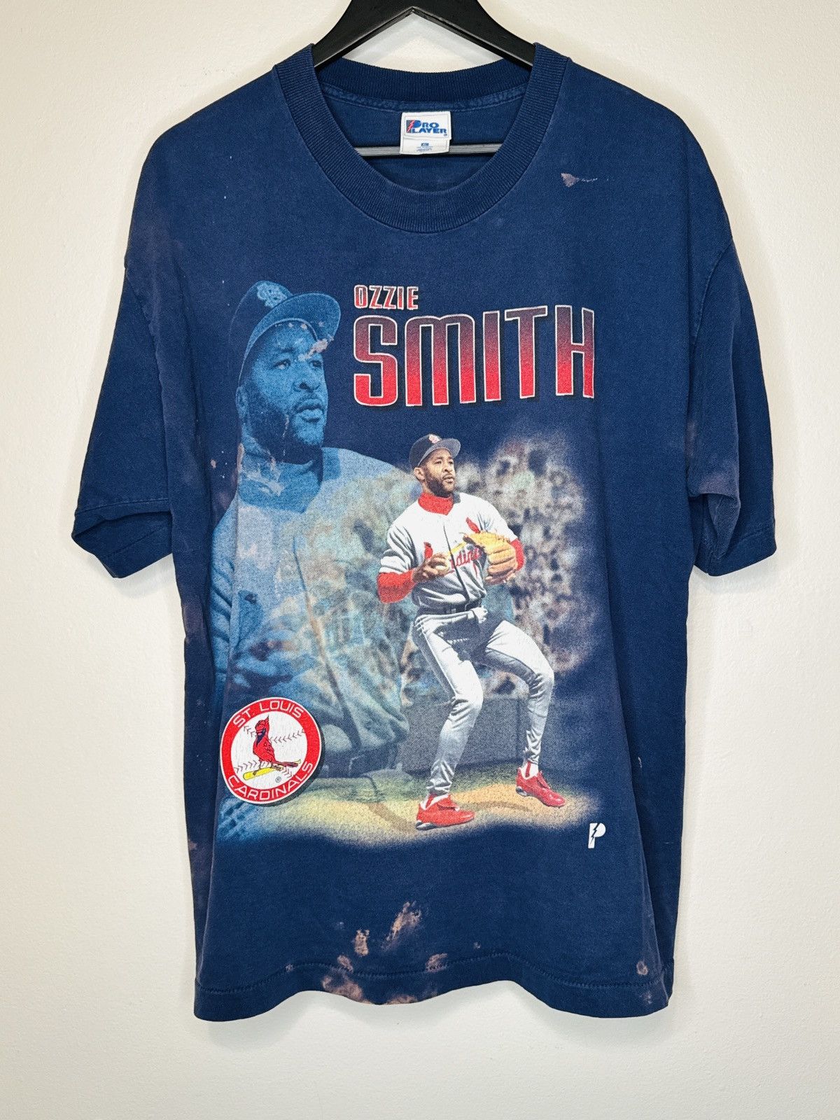 MLB × Pro Player × Vintage Vintage Pro Player 1996 Ozzie Smith Tee St. Louis Cardinals Size US XL / EU 56 / 4 - 1 Thumbnail