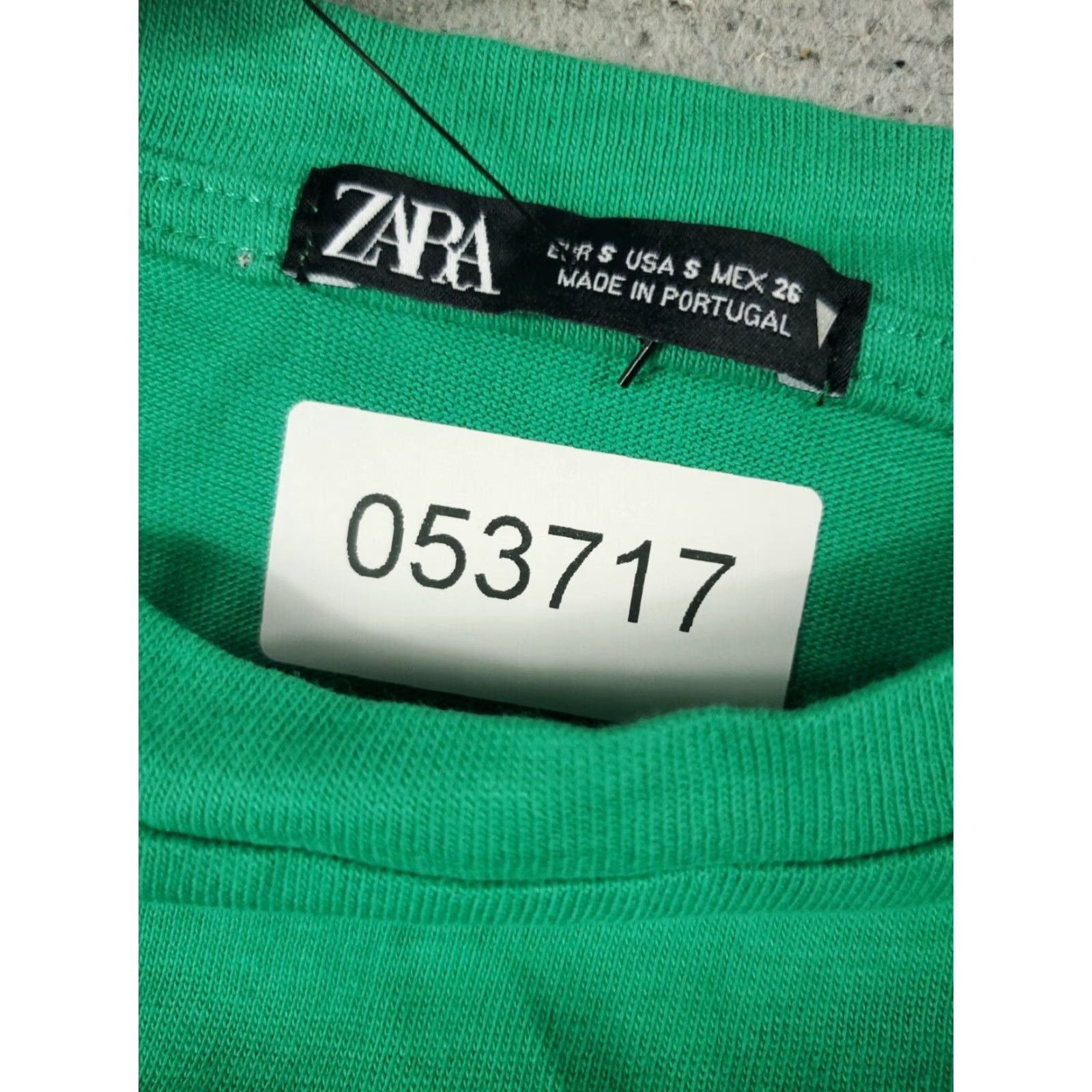Zara Zara Dress Womens Size Small Green Layered Midi Ruffled Short Sleeve Classic Size 28" / US 6 / IT 42 - 6 Thumbnail