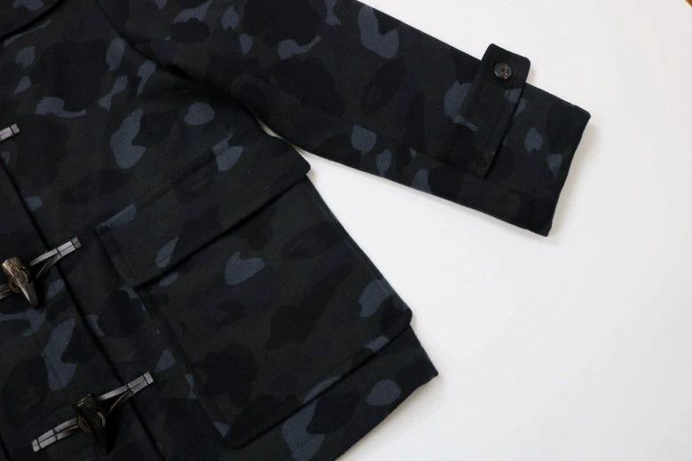 Bape BAPE 1ST CAMO Black Camo Wool Coat L Near New Size US L / EU 52-54 / 3 - 5 Thumbnail