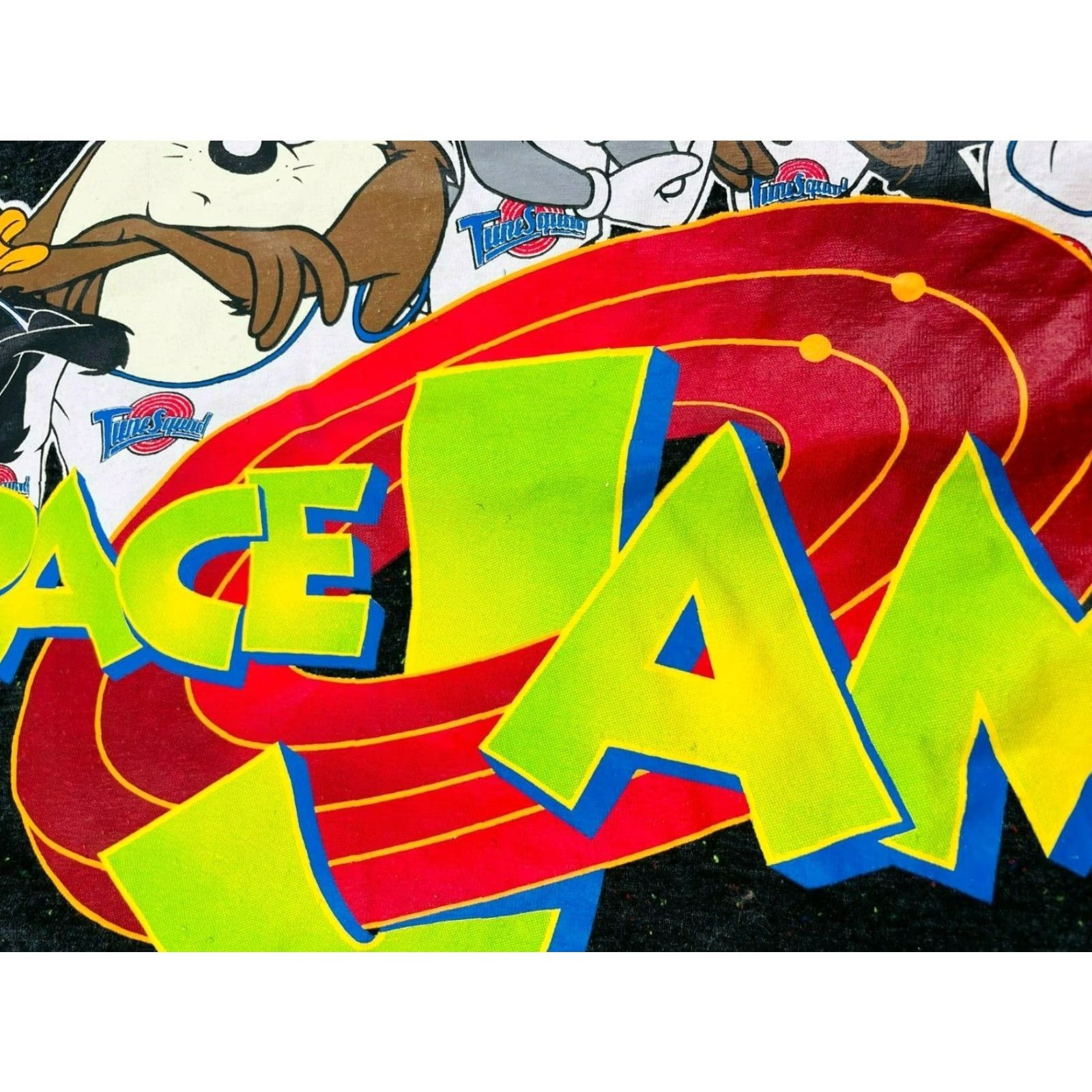 Vintage Space Jam Shirt Men's XL Charcoal Gray Looney Tunes Print Crewneck T-Shirt Size US XL / EU 56 / 4 - 3 Thumbnail