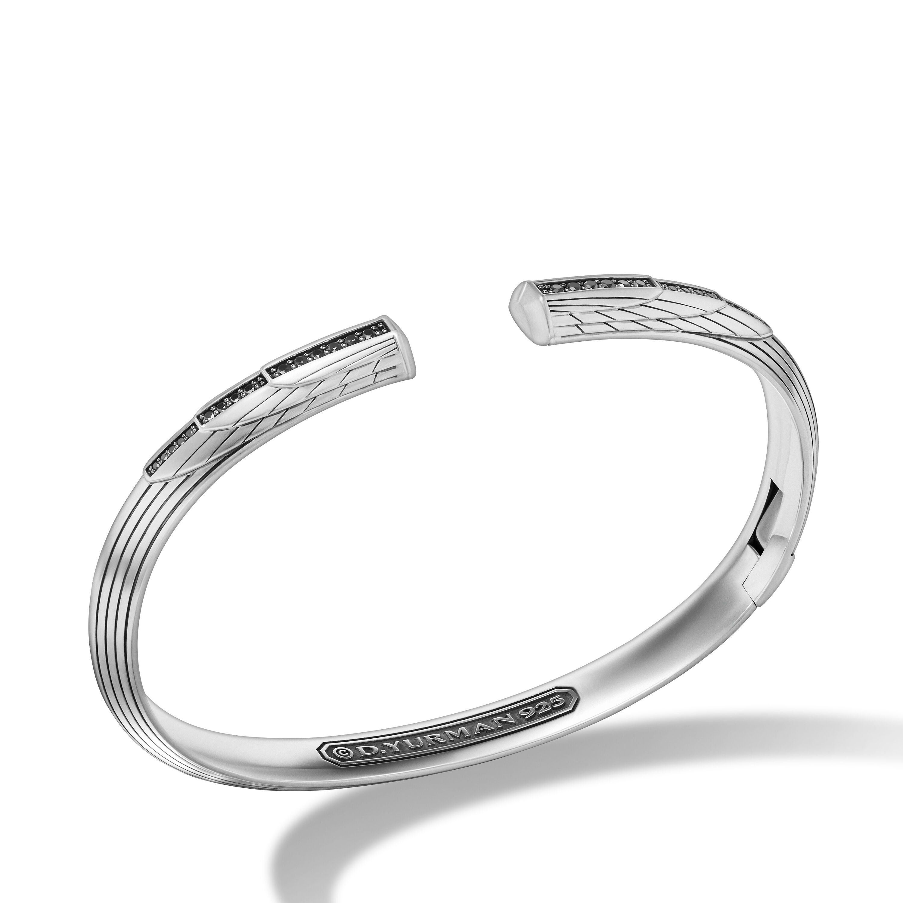 oc11z1025 Bracelet in Sterling Silver with Black Diamond