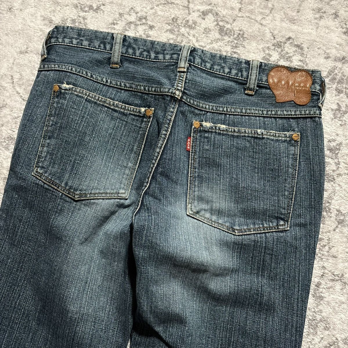 Number (N)ine Number (N)ine SS03 Kurt Cobain Patchwork Blue Jeans | 30 Size US 30 / EU 46 - 8 Thumbnail