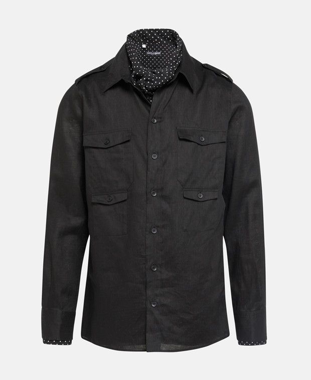 Dolce & Gabbana Long-sleeved shirt - casual fit Size 38R - 1 Preview
