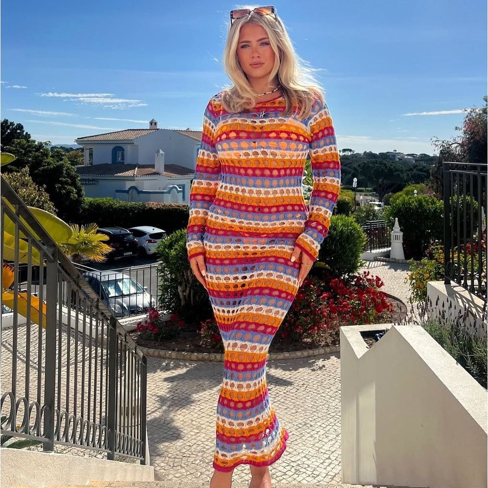 Mango LAST ONE!!! Mango Crochet Maxi Dress Resort Vacation NWT Size M / US 6-8 / IT 42-44 - 12 Thumbnail