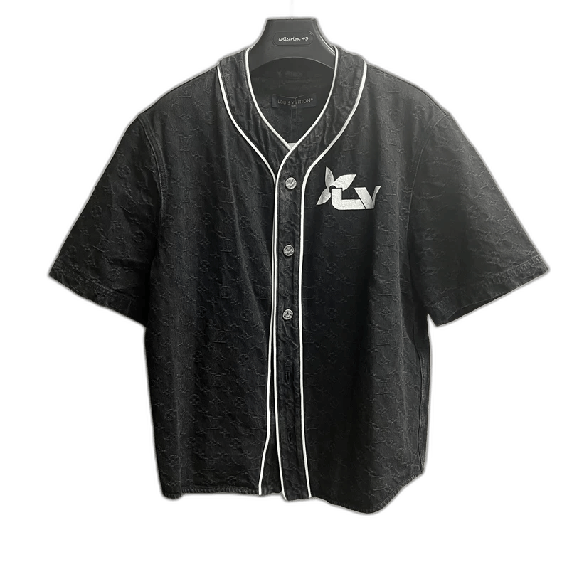 Louis Vuitton Louis Vuitton Black Logo Casual Short Sleeve Shirt Size US L / EU 52-54 / 3 - 1 Thumbnail