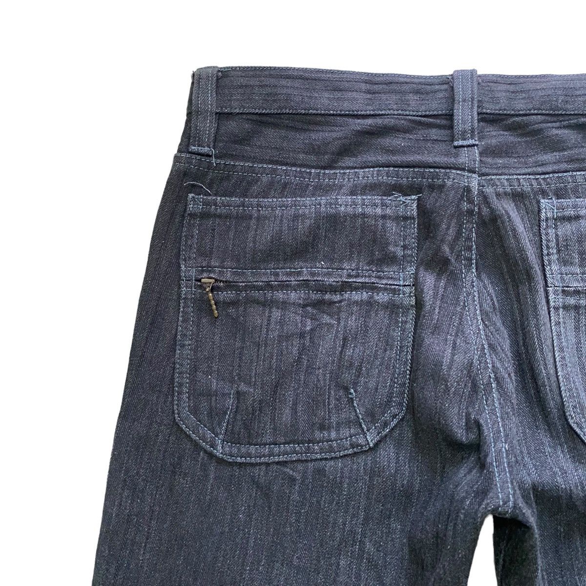 Japanese Brand NCFM Denim Cargo Zipper Flare Pant Size US 30 / EU 46 - 14 Thumbnail
