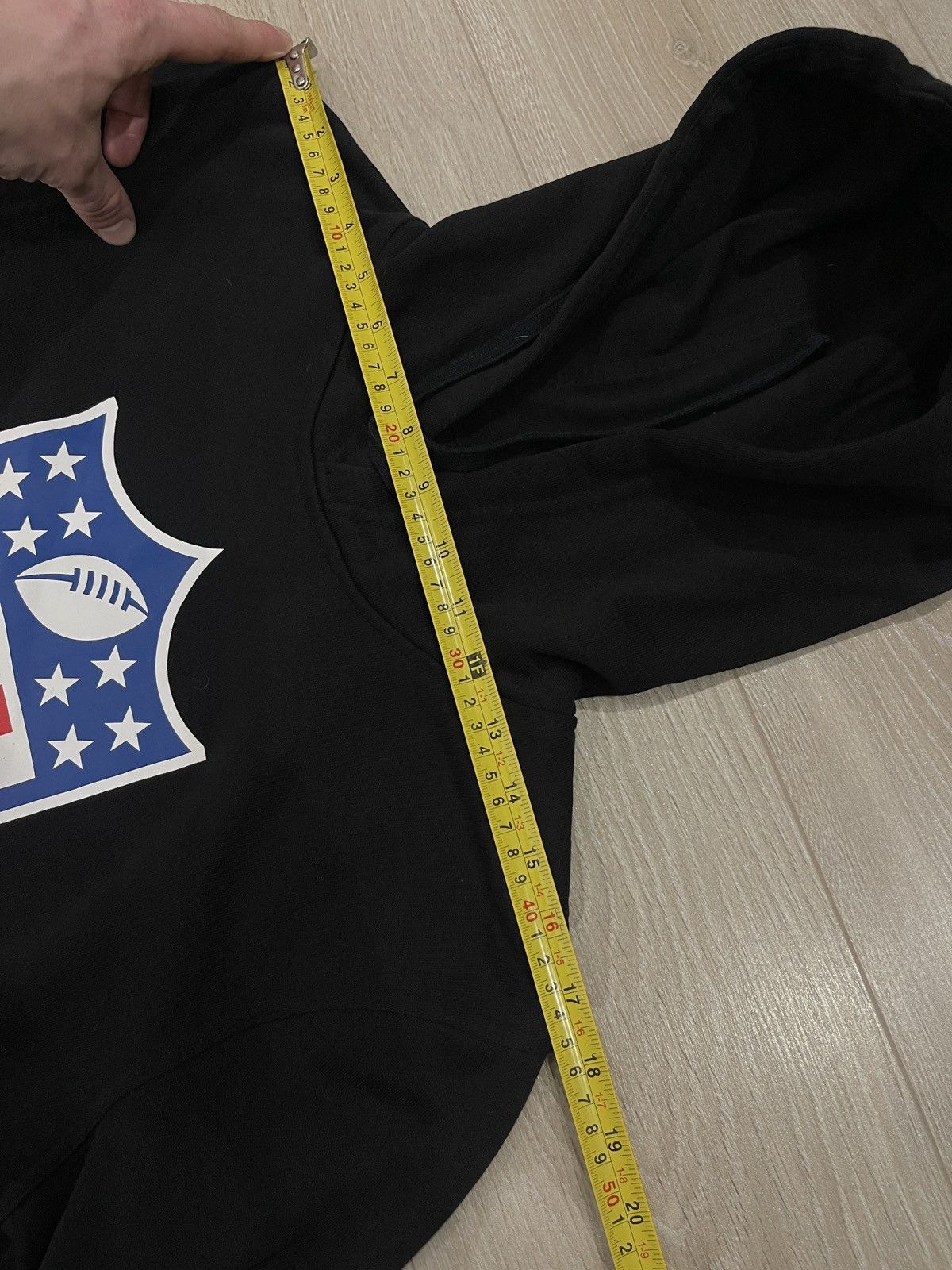 New Era NFL hoodie sweatshirt new era black big logo XS Size US XS / EU 42 / 0 - 12 Thumbnail