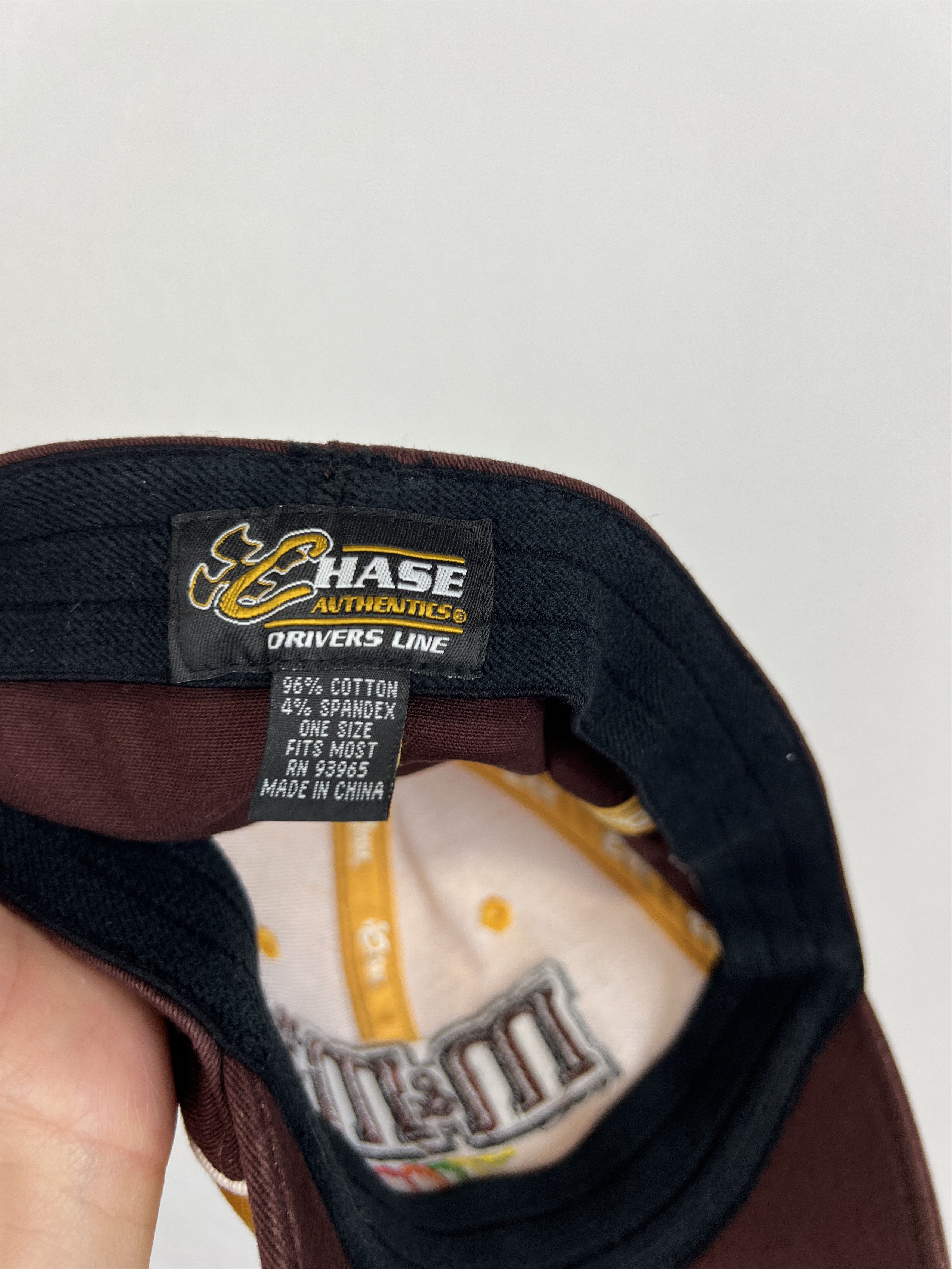 Vintage Vintage M&M'S NASCAR Racing Team 38 Chase Hat Baseball Cap Size ONE SIZE - 8 Thumbnail